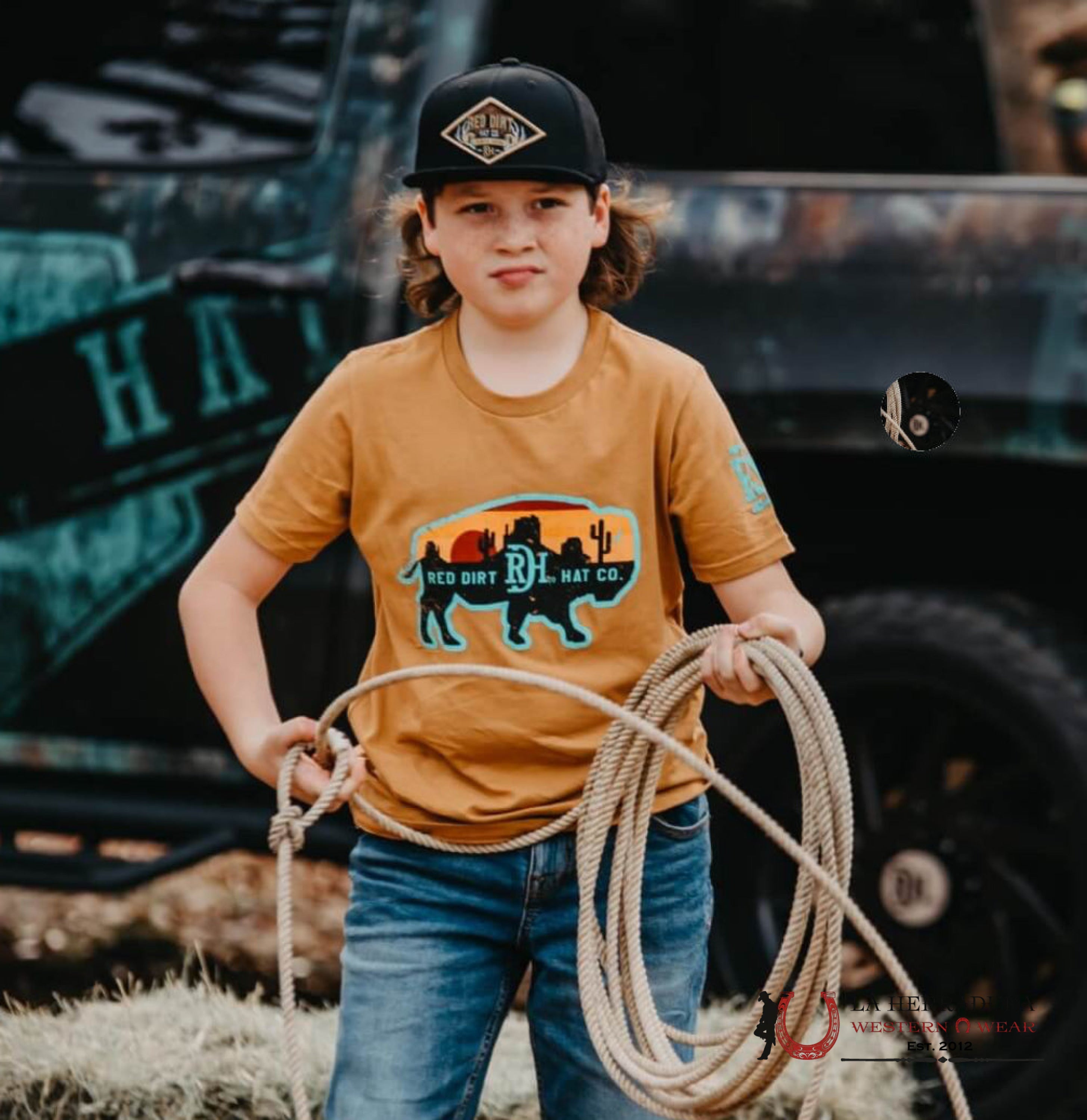 RED DIRT HAT CO. -BOYS BILLBOARD TSHIRT CM4172000TOA0Y1 NIÑOS