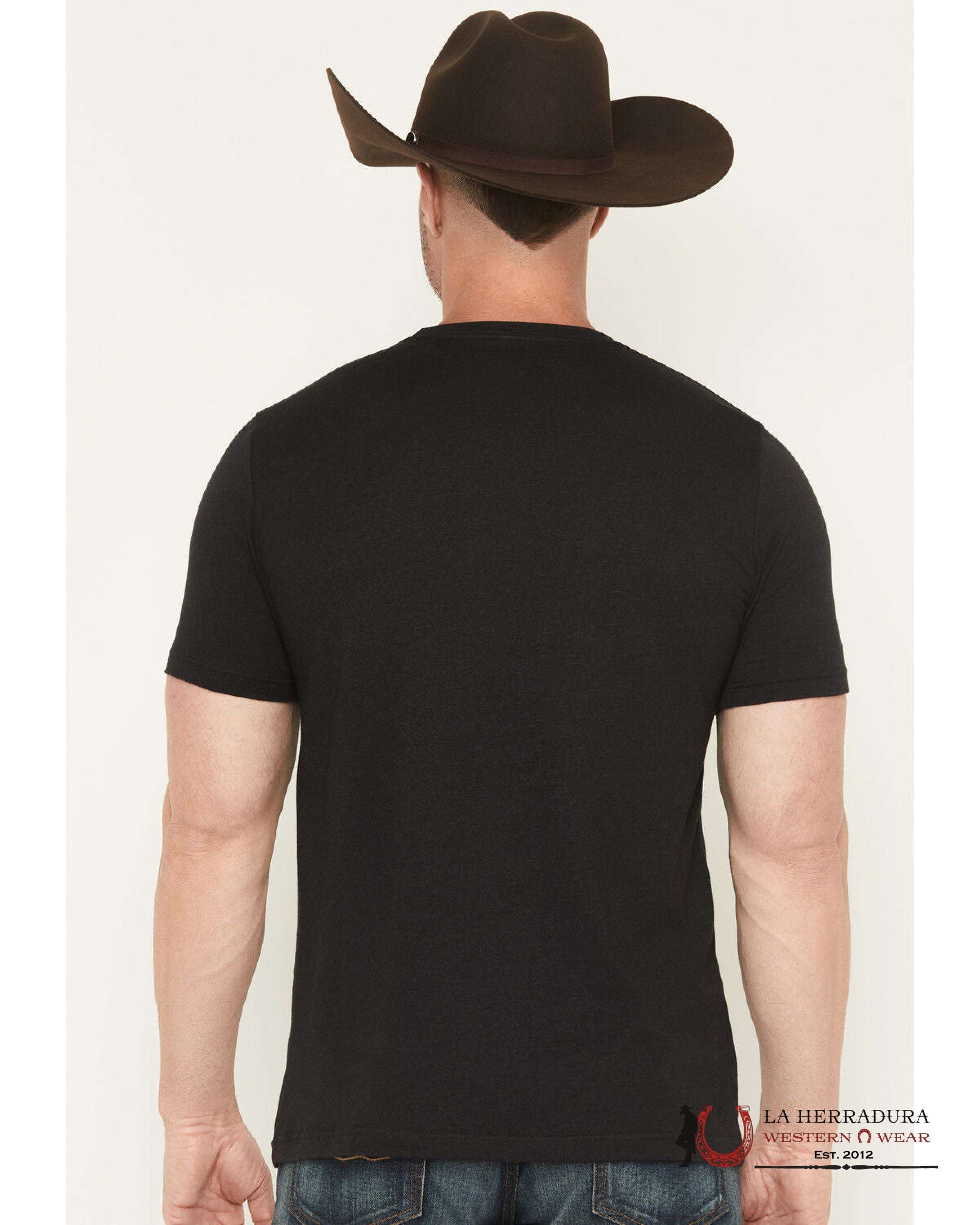 RED DIRT HAT CO. -FREE REIN TSHIRT CN6422000BLH1A2 ROPA HOMBRES