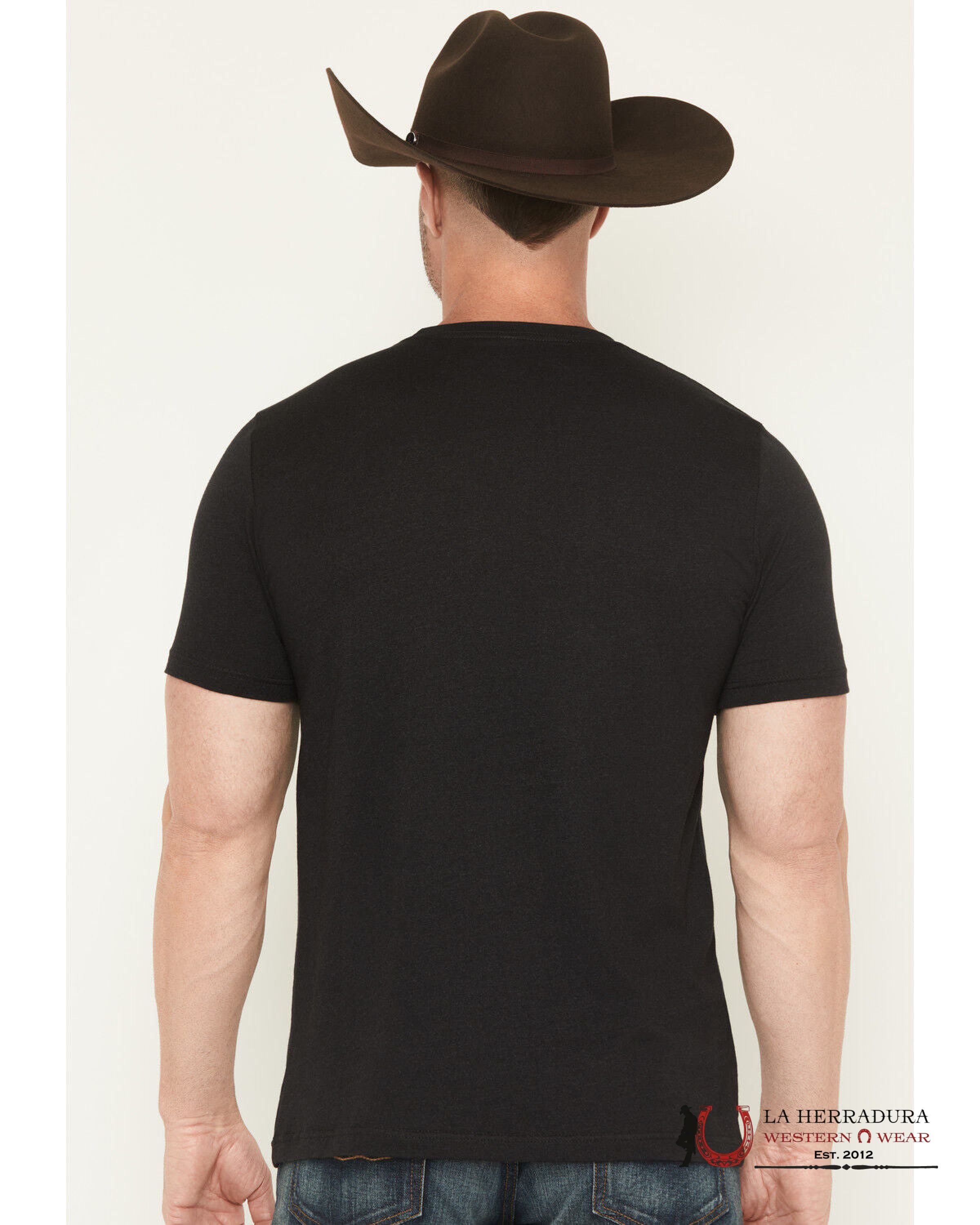 RED DIRT HAT CO. -FREE REIN TSHIRT CN6422000BLH1A2 ROPA HOMBRES