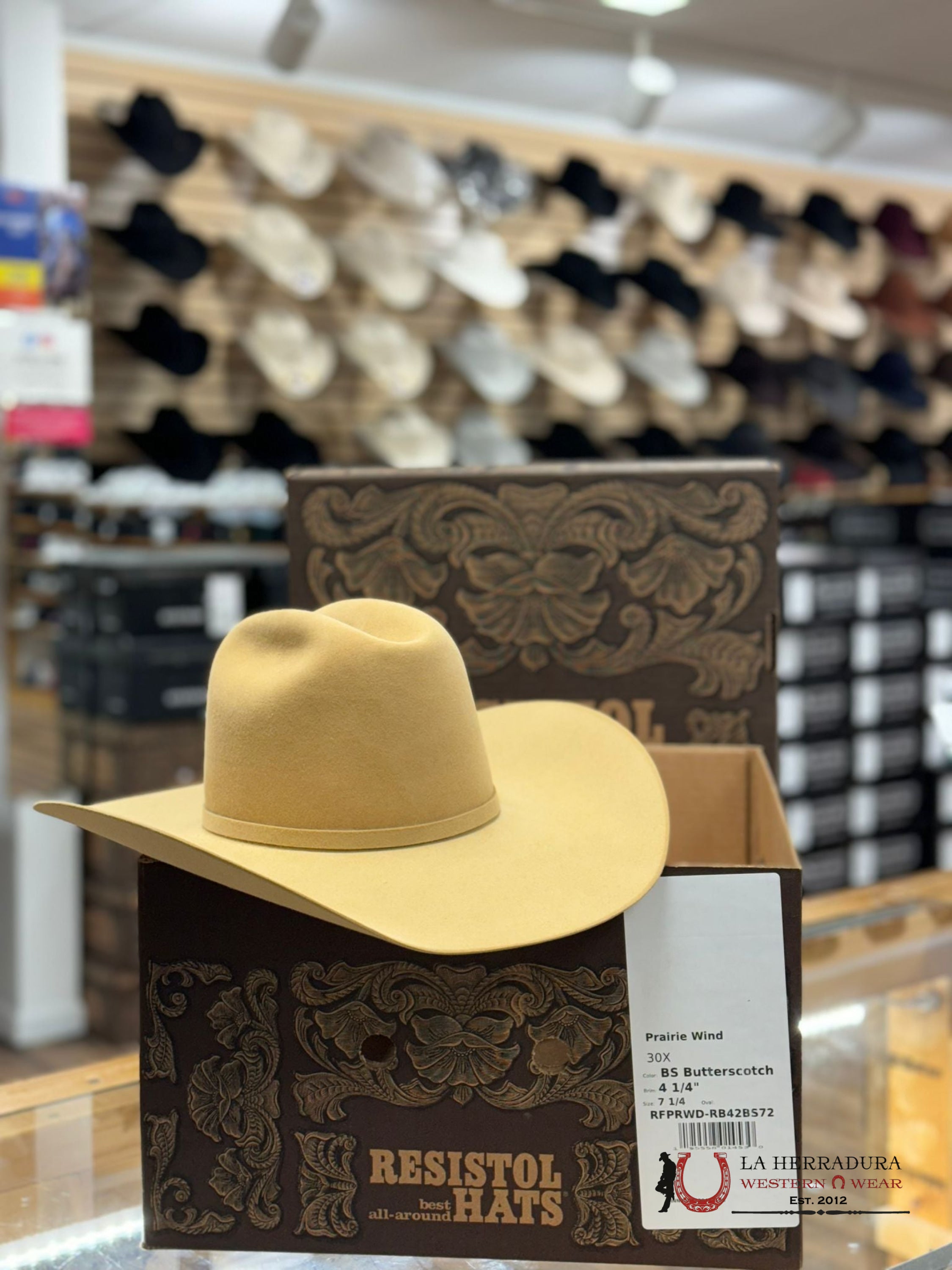 Resistol Prairie Wind Butterscotch 30X Tejana