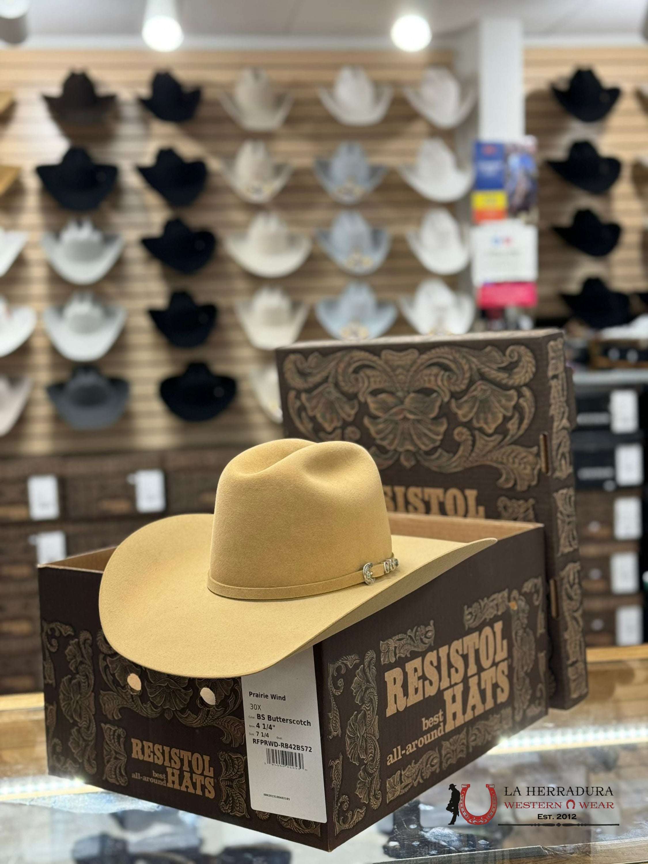 Resistol Prairie Wind Butterscotch 30X Tejana
