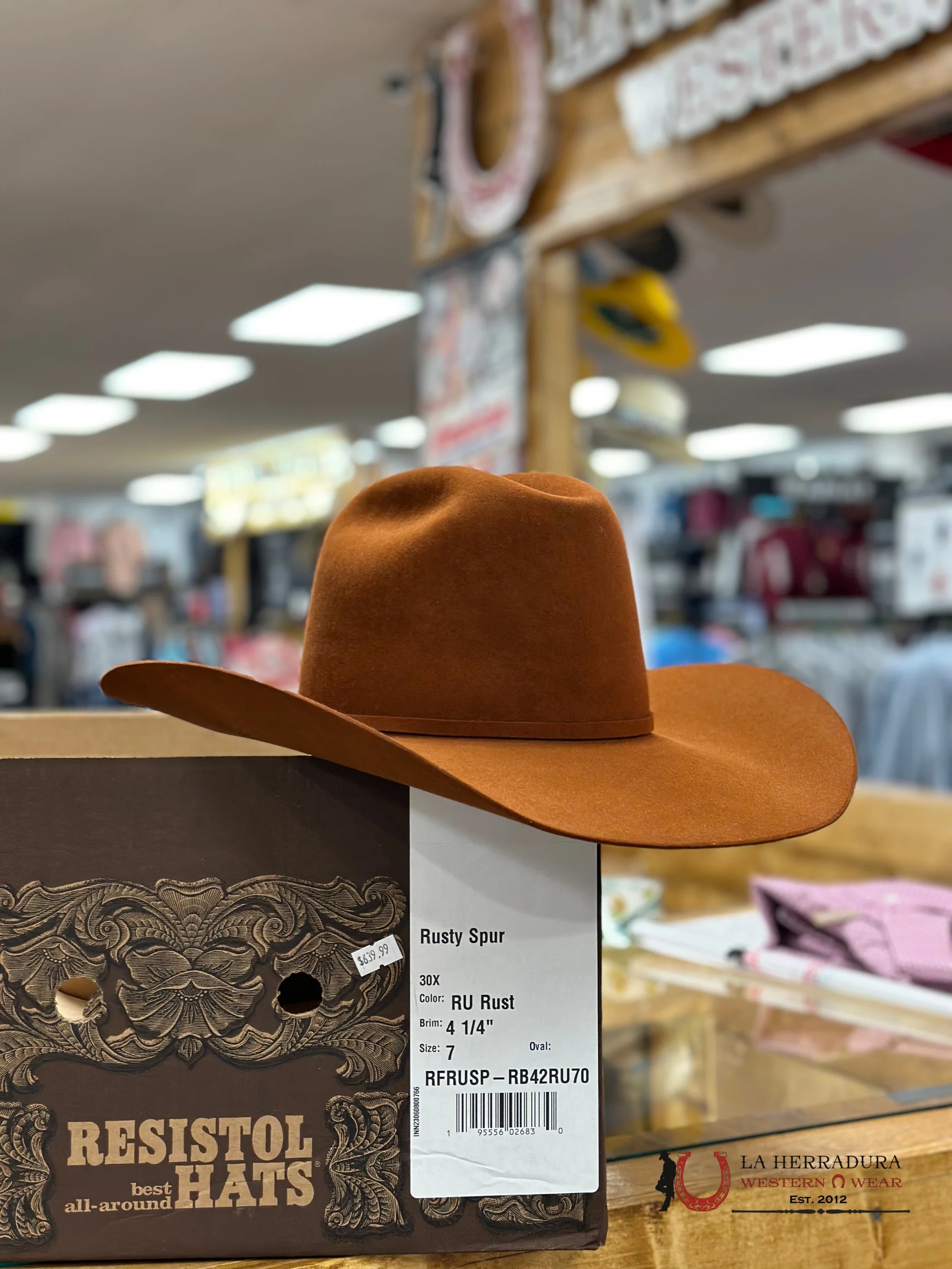 Resistol Rusty Spur Ru Rust 30X Tejana