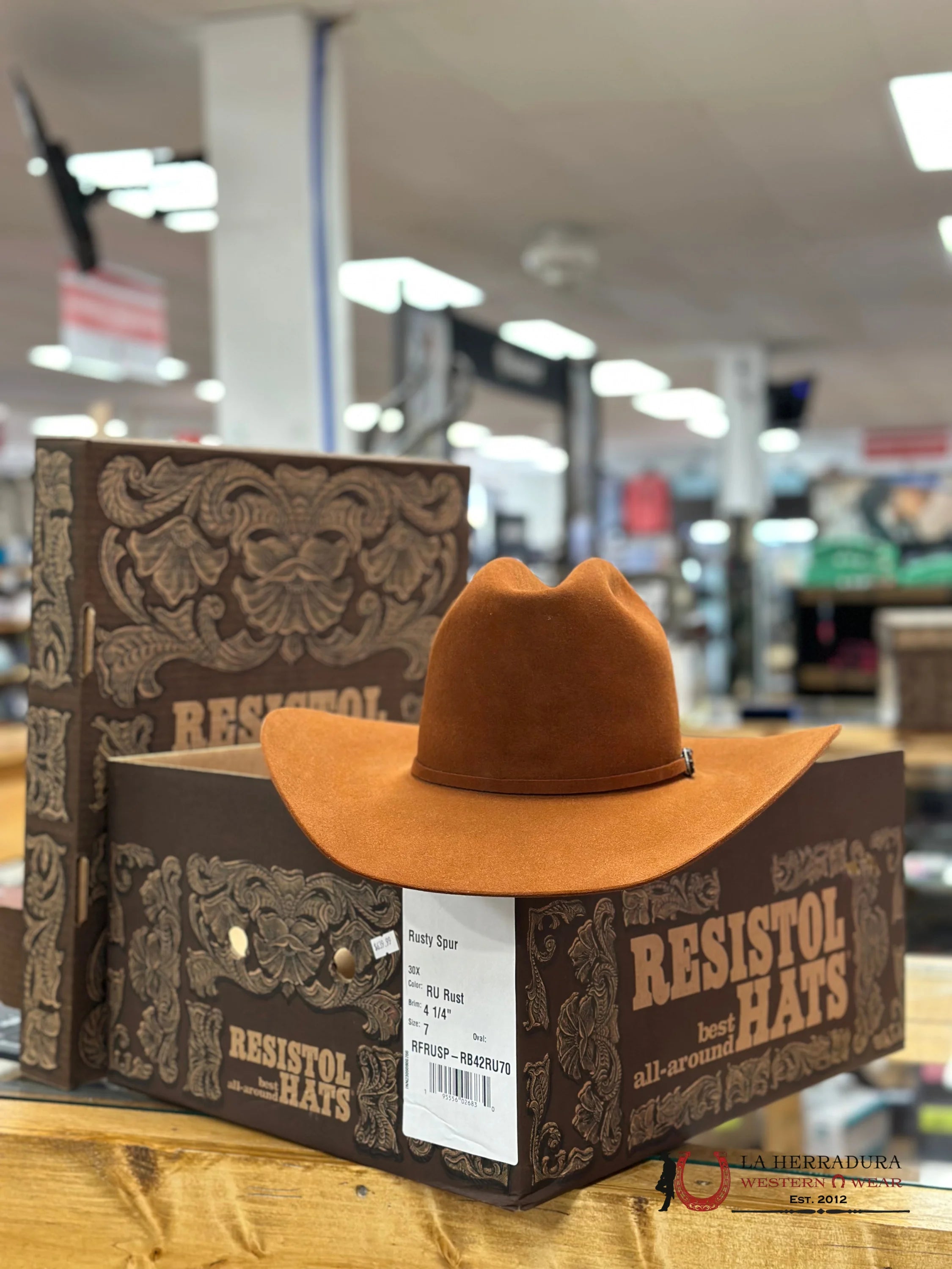 Resistol Rusty Spur Ru Rust 30X Tejana