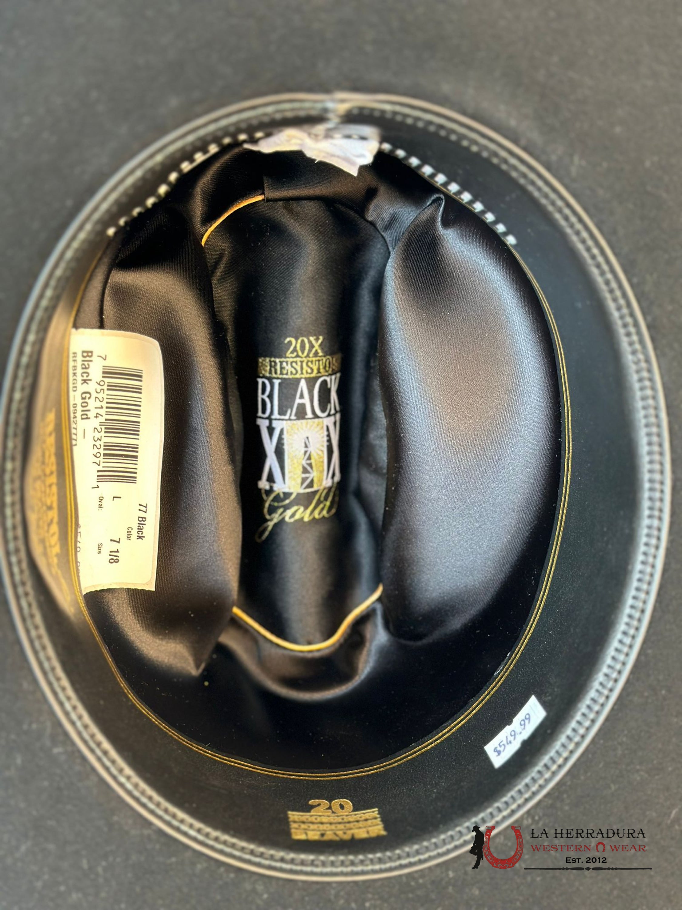 Resistol Black Gold 20X Tejana