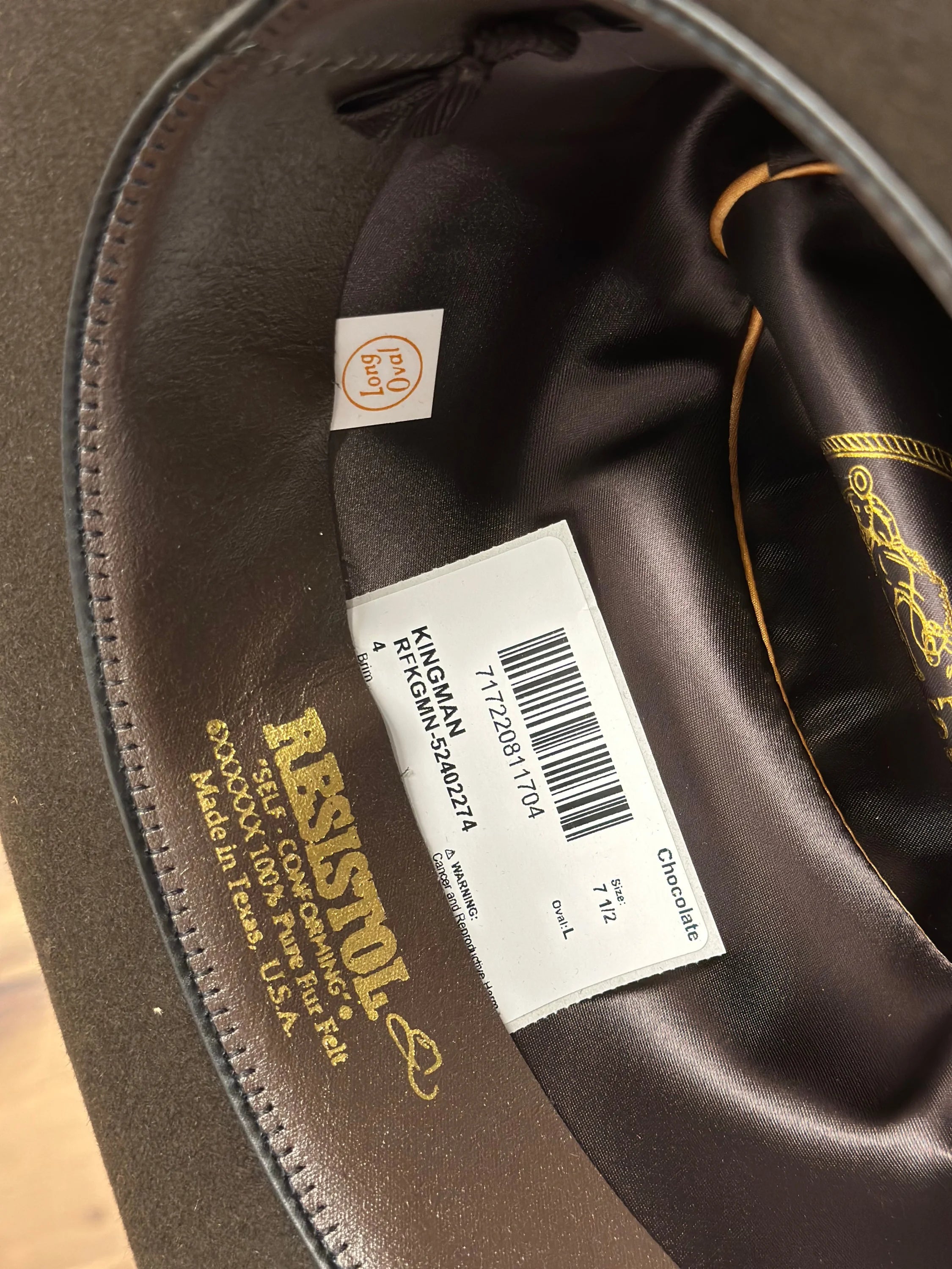 Resistol King Chocolate 6X Limited Edition By George Strait Tejana