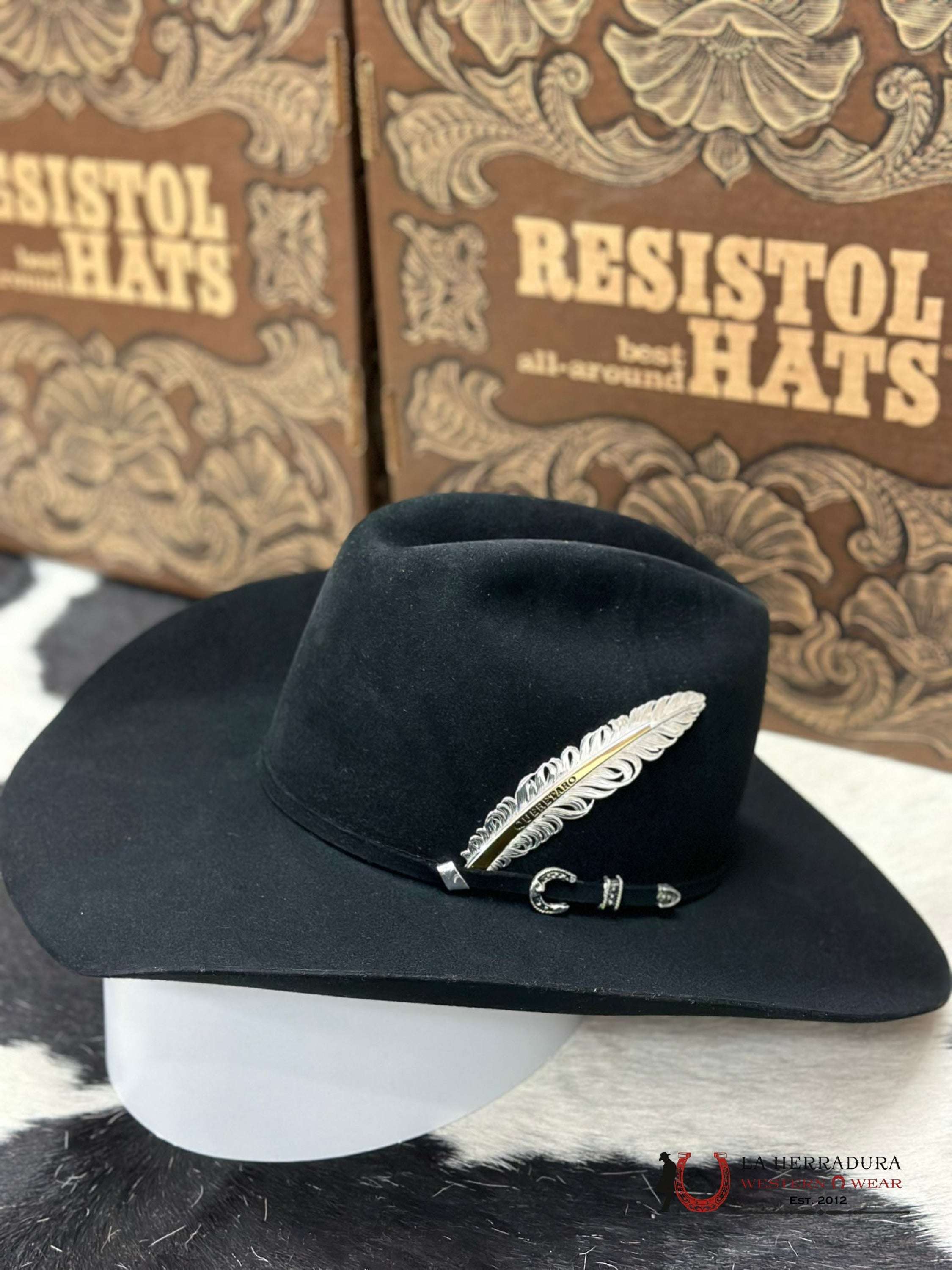 Resistol Rough N Ready 30X Black Tejana