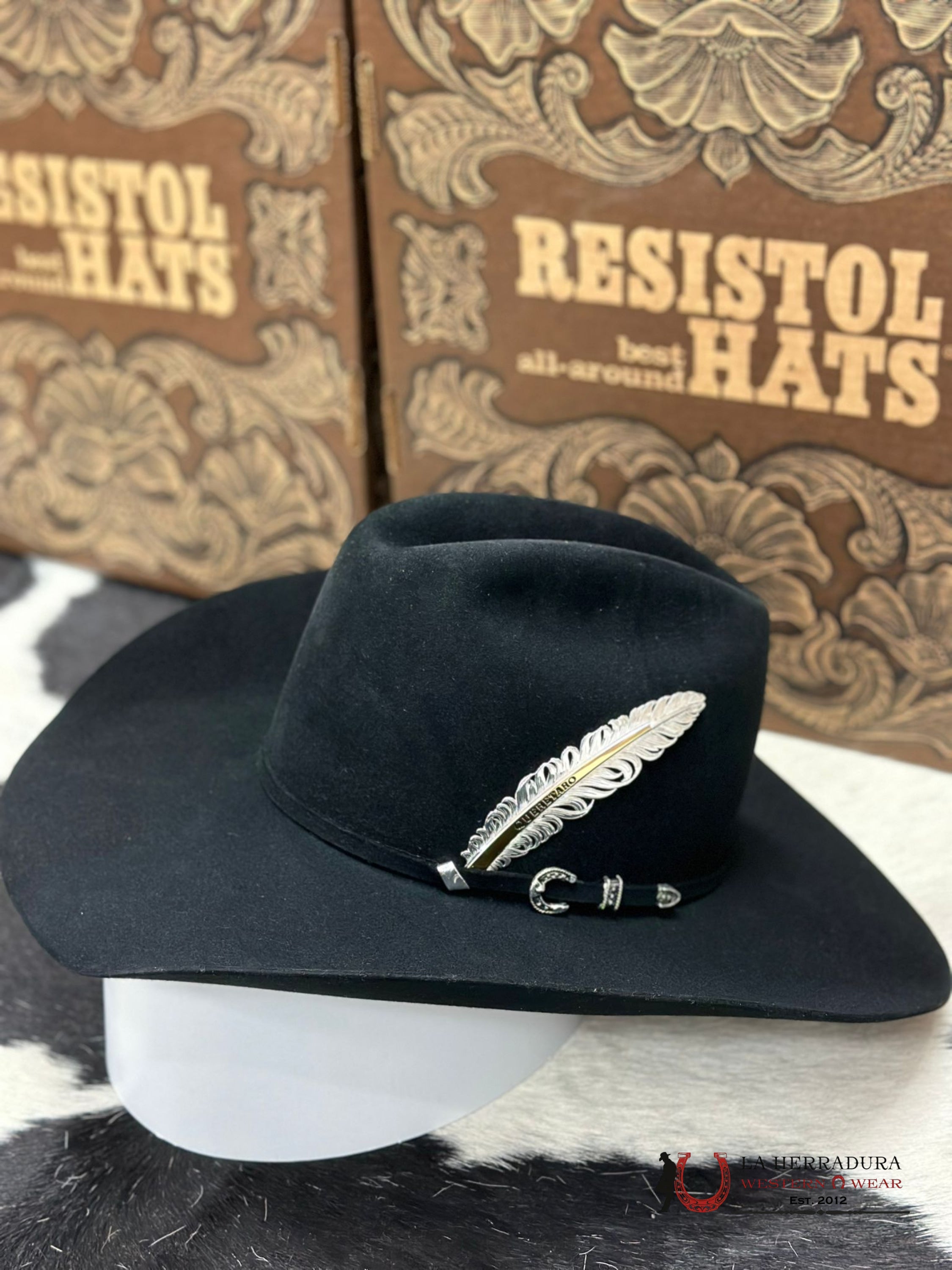 Resistol Rough N Ready 30X Black Tejana