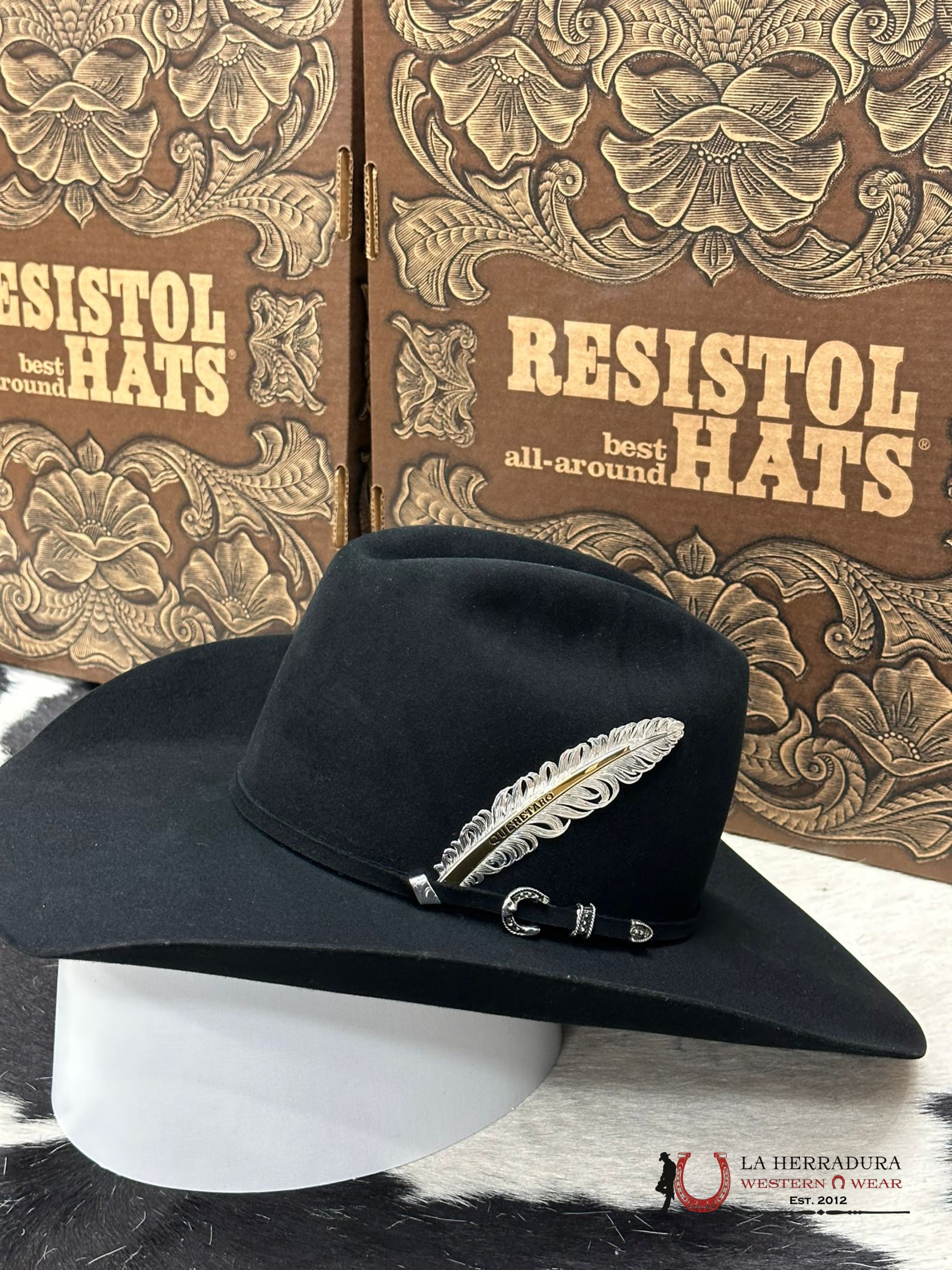 Resistol Rough N Ready 30X Black Tejana