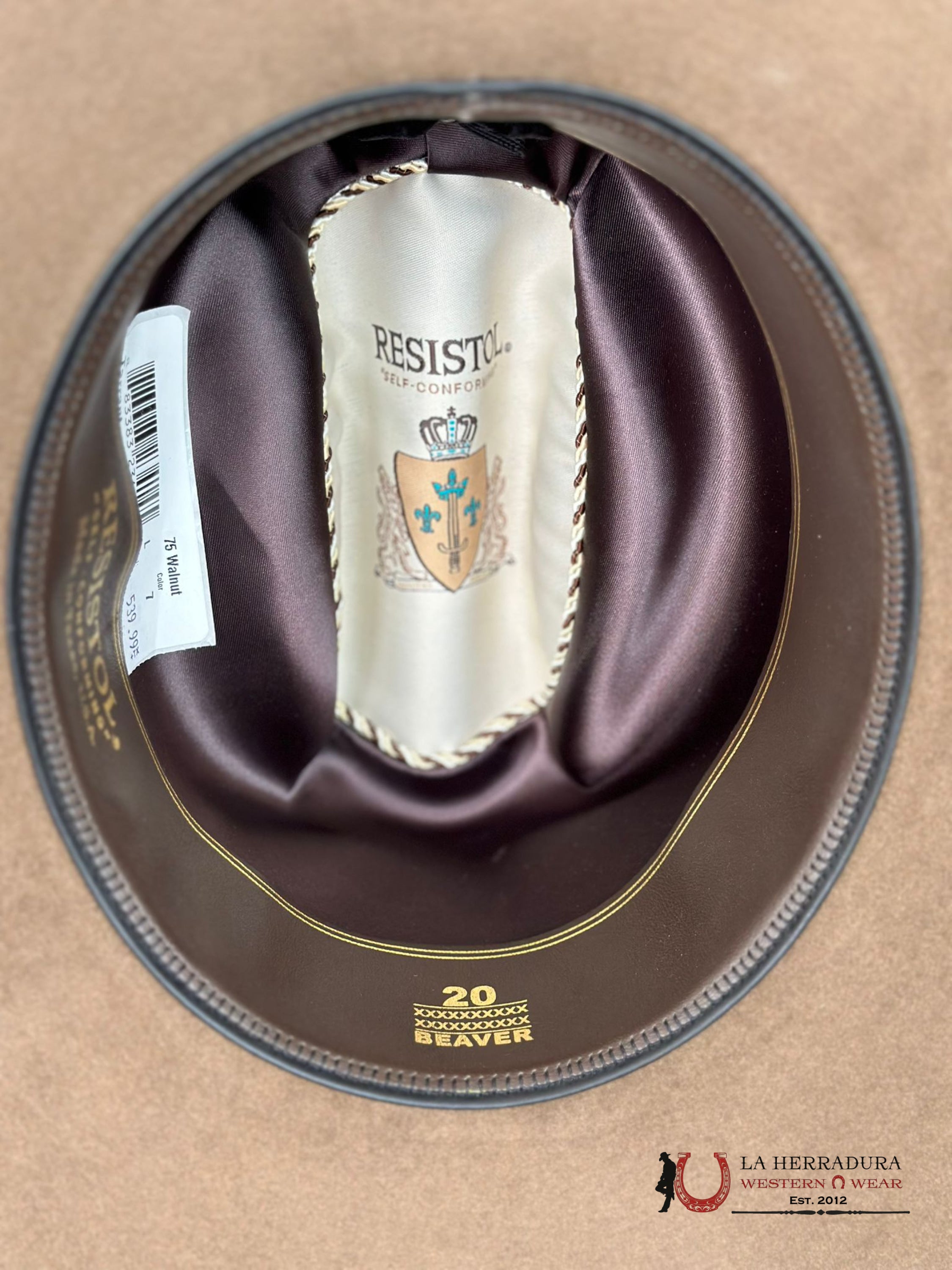 Resistol Tarrant Walnut 20X Tejana