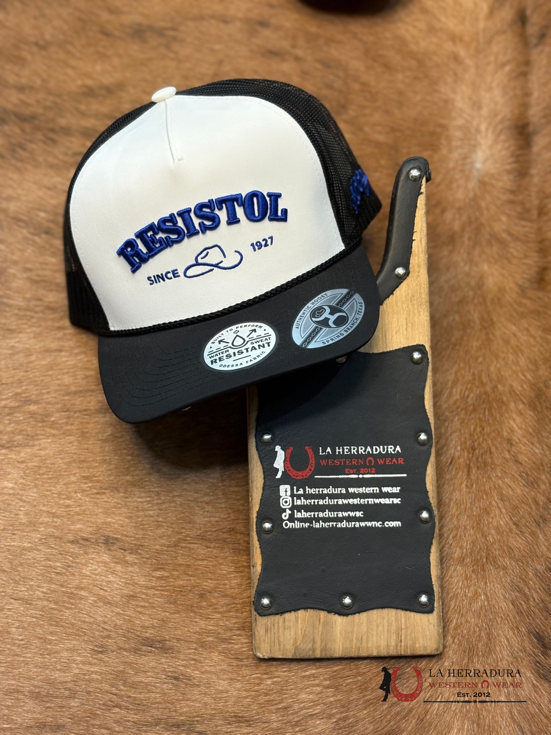 RESISTOL WHITE /BLACK BLUE