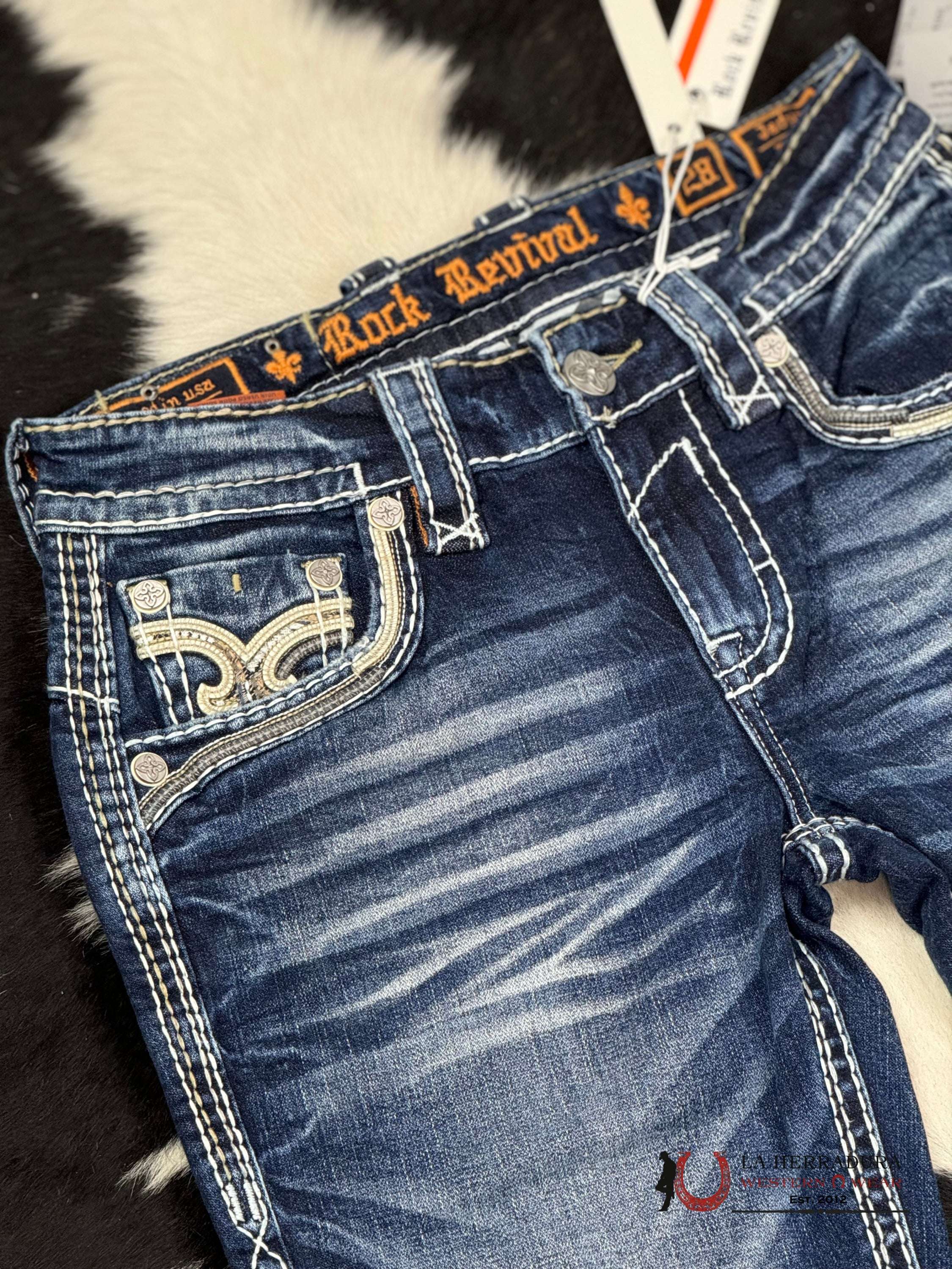 Revival Mens Jeans Jadyn Boot Ropa Hombres