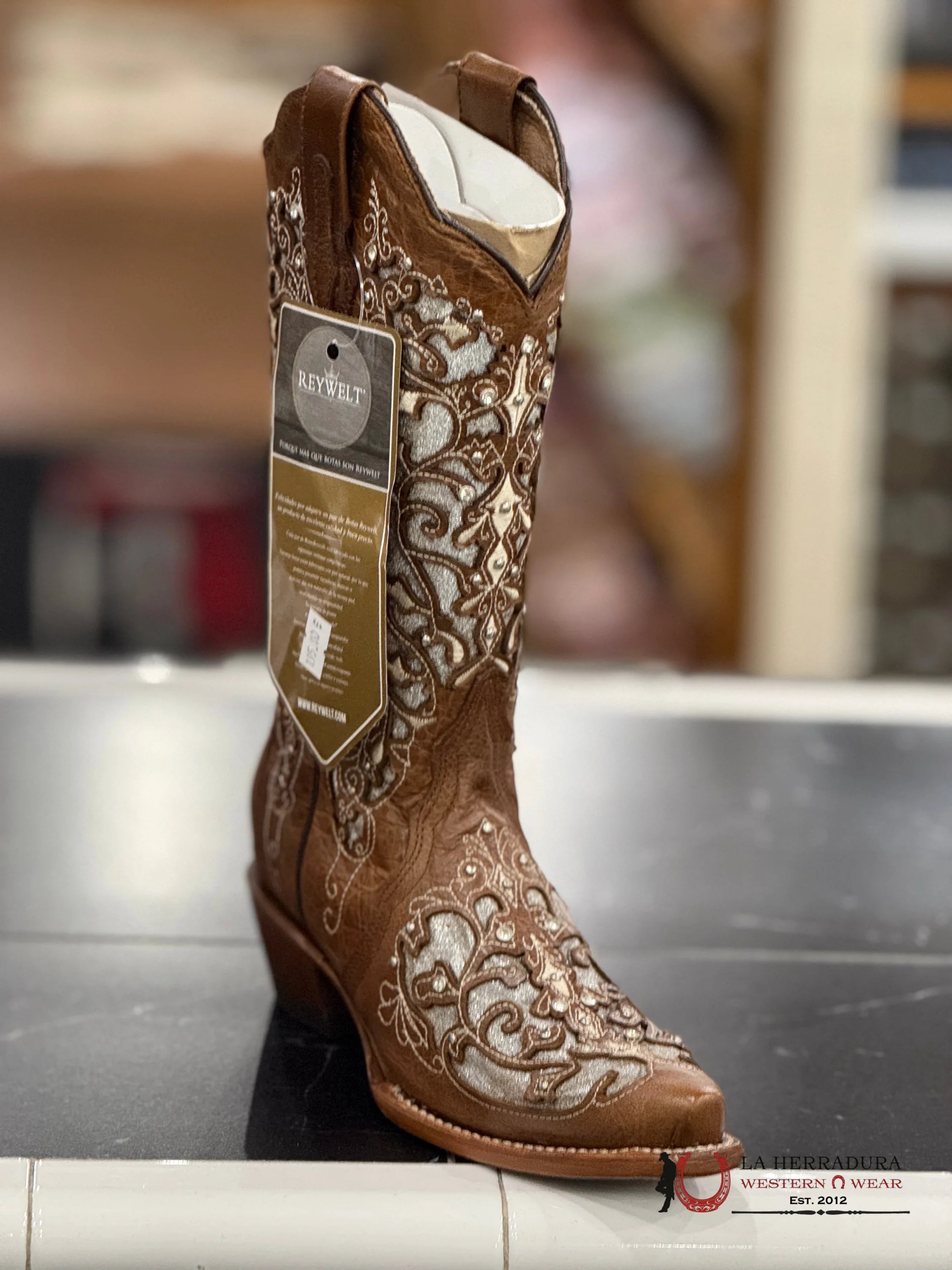 REYWELT 895 CLARISSA BARZA CAJETA WOMEN BOOT BOTAS MUJERES