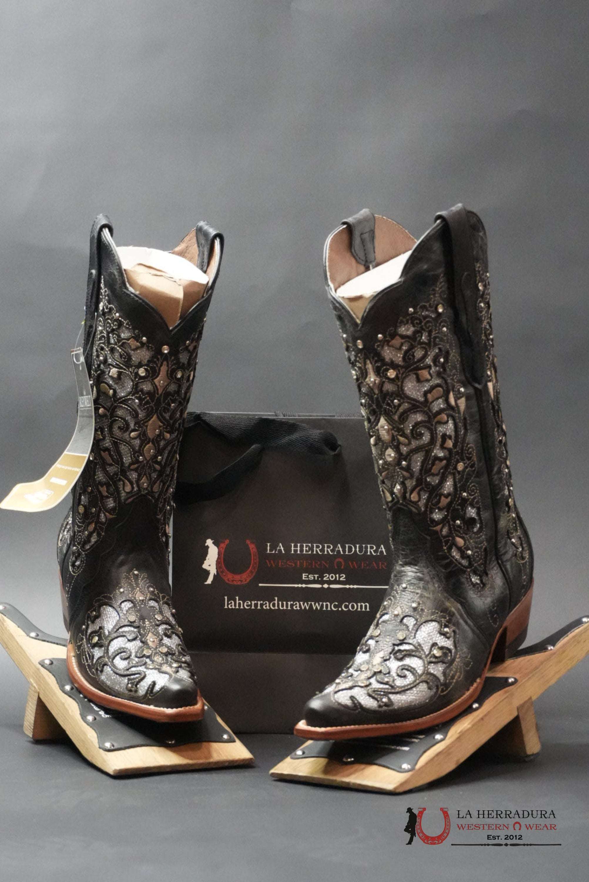 REYWELT CLARISSA HEISER NEGRO CUERO- 895 BOTAS MUJERES