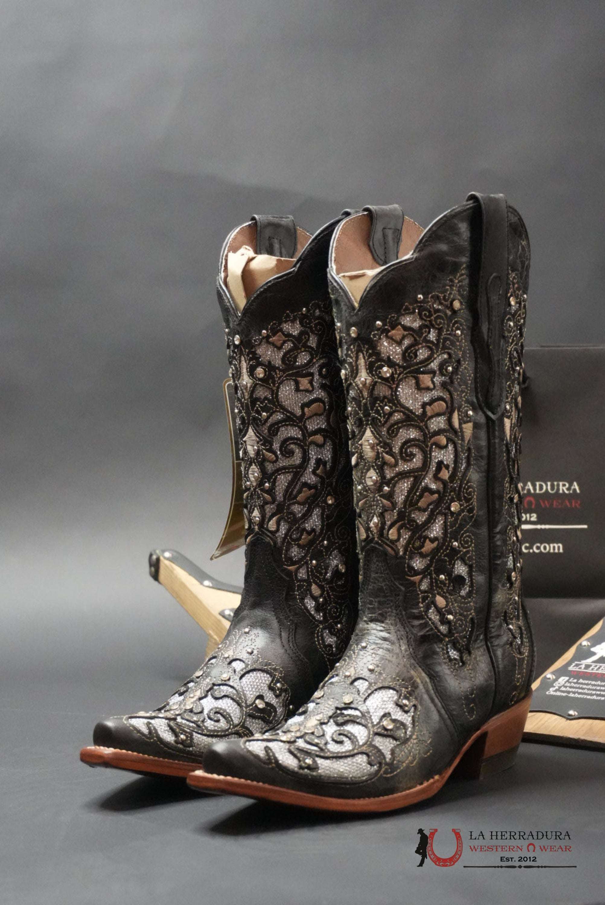 REYWELT CLARISSA HEISER NEGRO CUERO- 895 BOTAS MUJERES