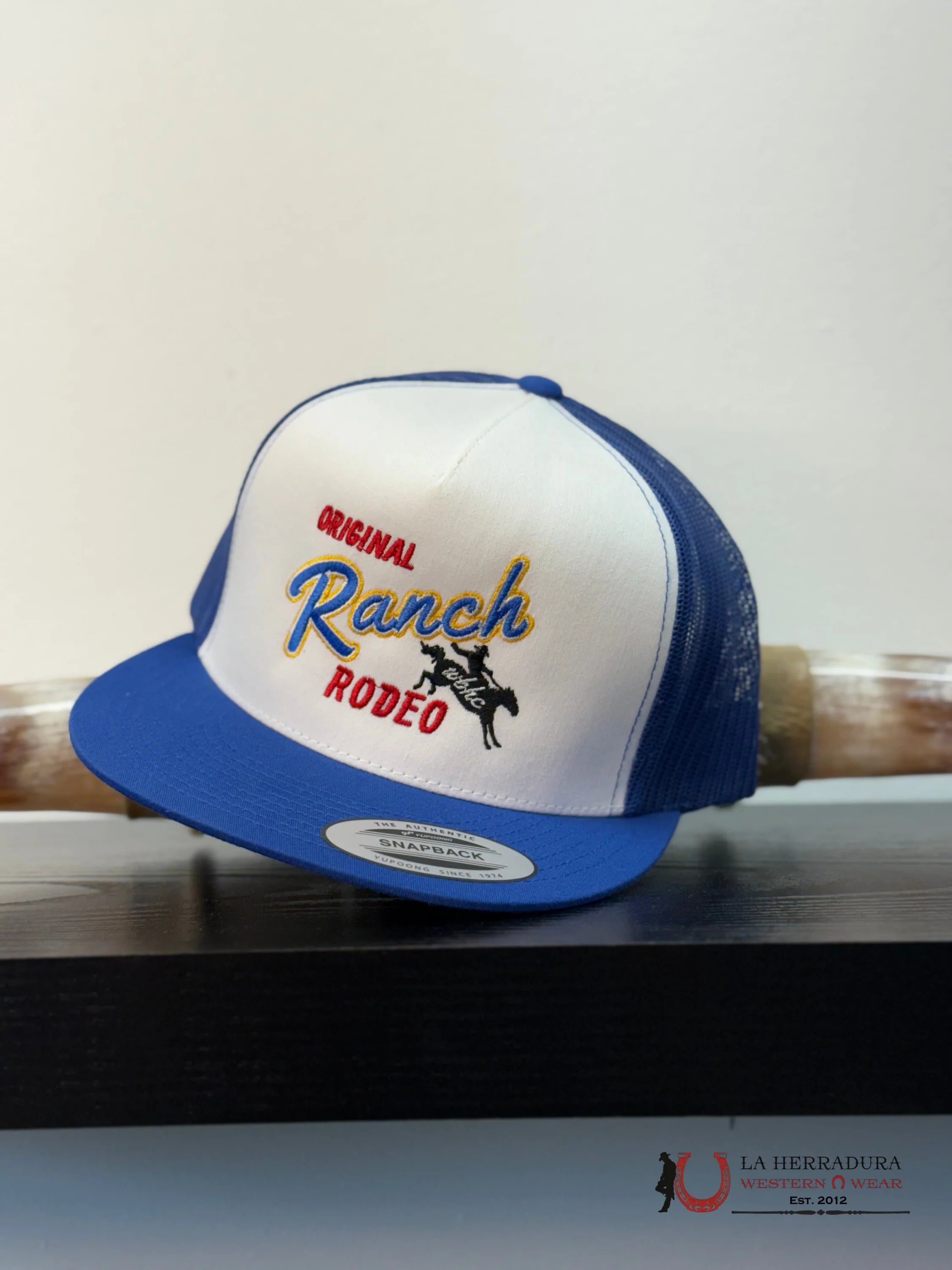 RICHARDSON CAP BLUE Style WHITE RANCH RODEO CAPS MENS GORRAS HOMBRES