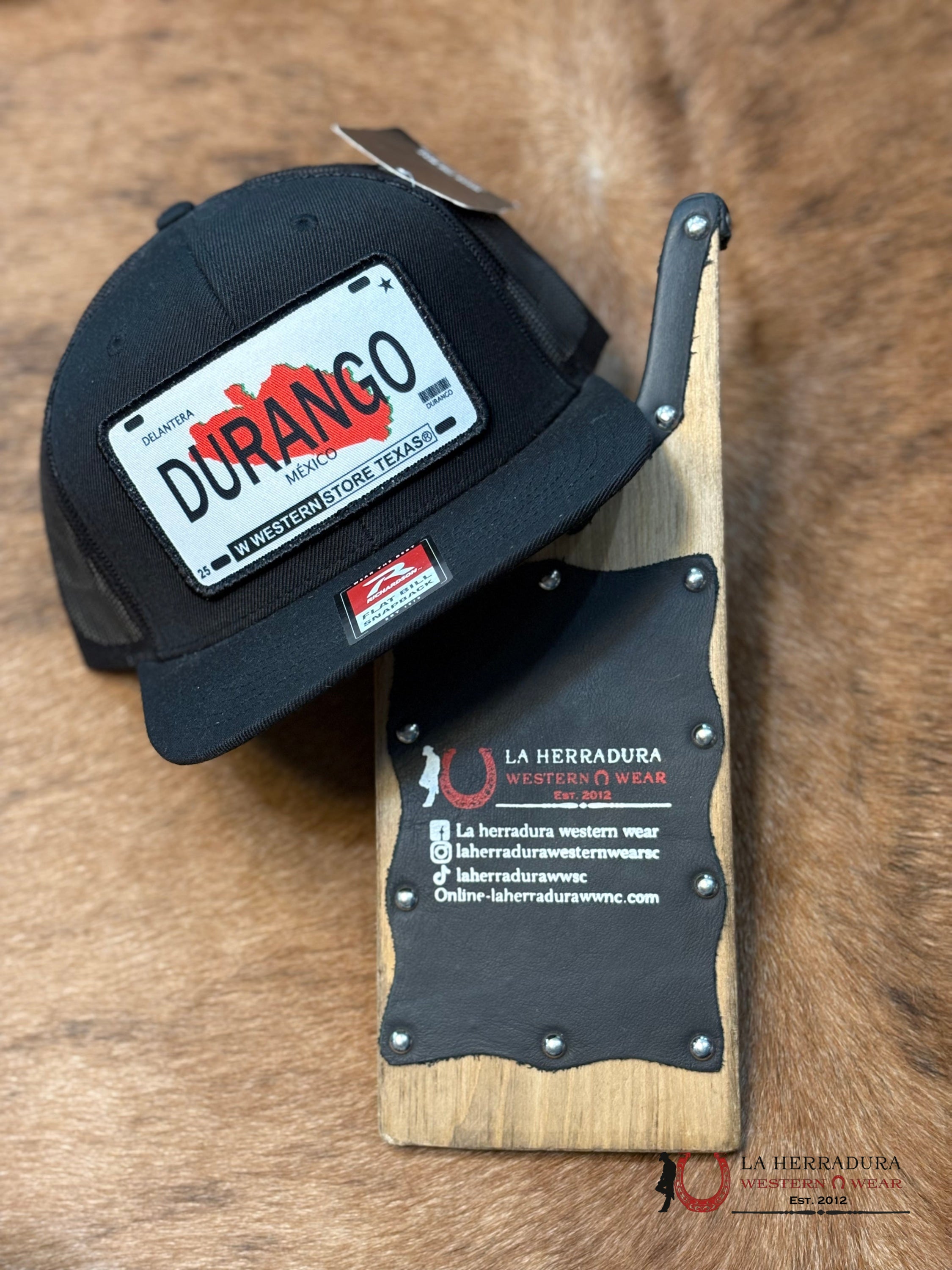 RICHARDSON CAP DURANGO BLACK CAPS MENS GORRAS HOMBRES