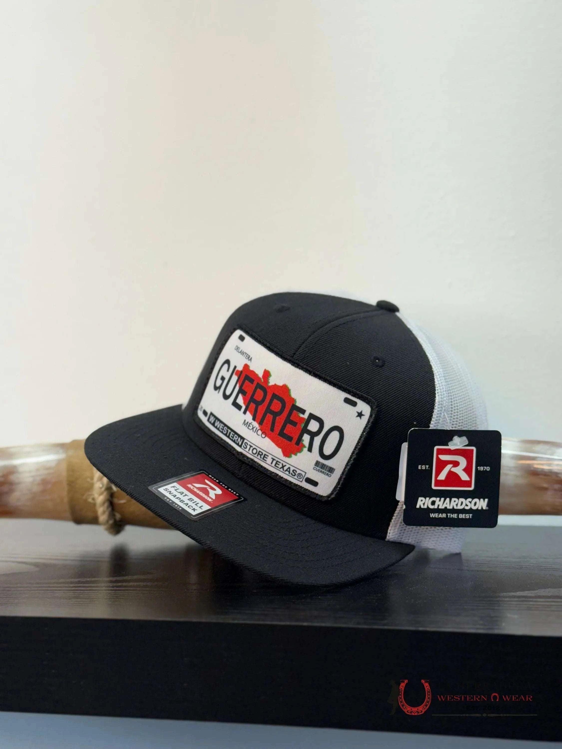 RICHARDSON CAP GUERRERO Style BLACK 1894 CAPS MENS GORRAS HOMBRES