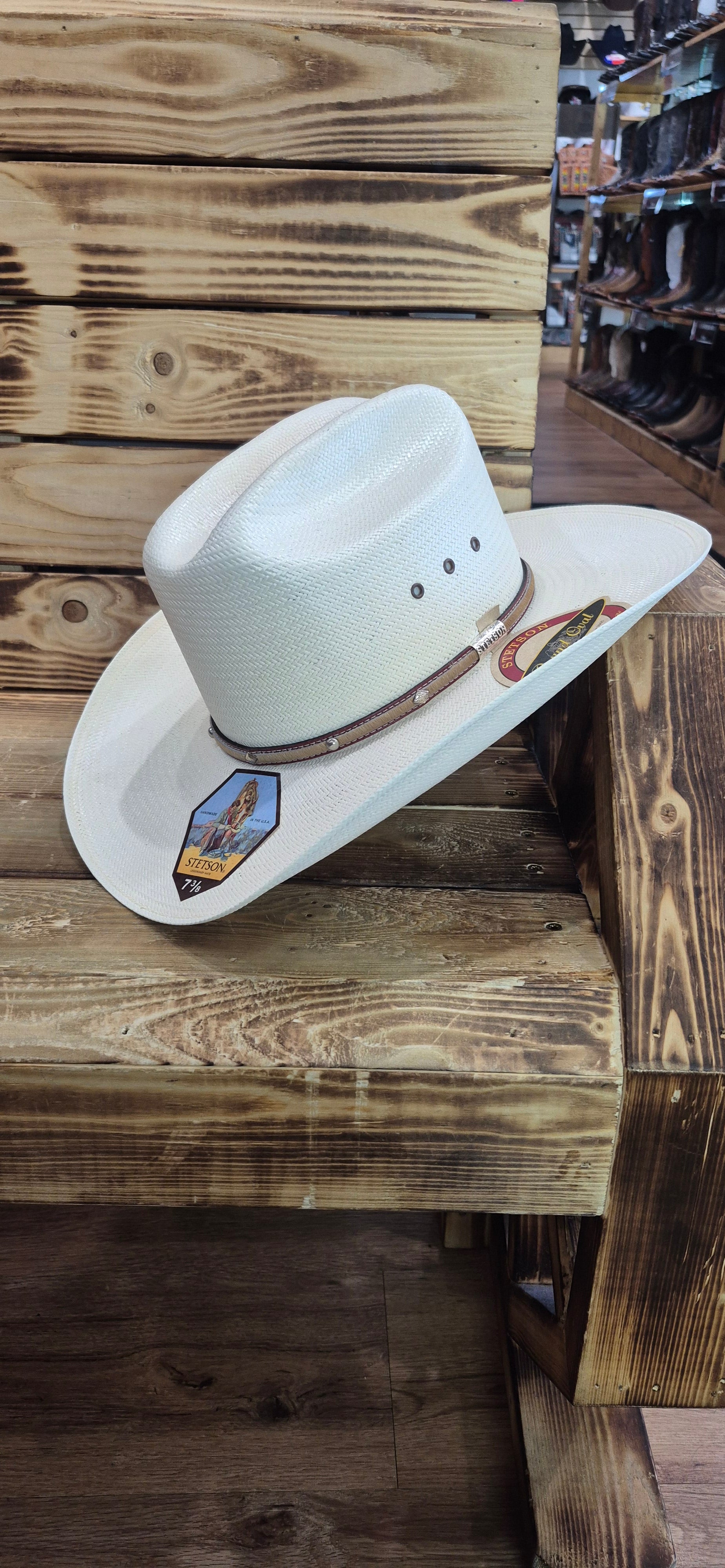 ANGUS 81 NATURAL 10X STRAW HAT