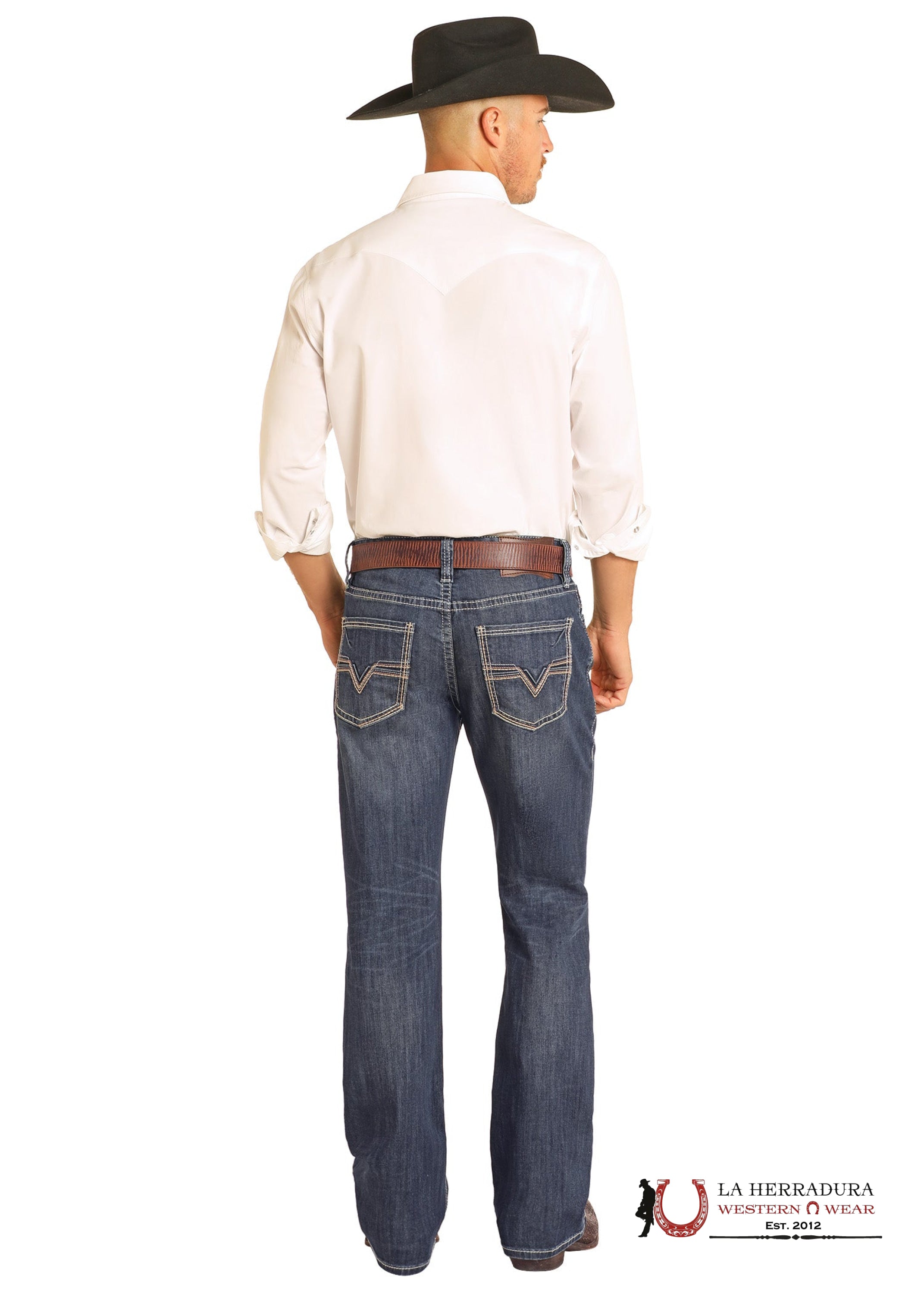 ROCK AND ROLL Double Barrel Bootcut Medium Vintage Raised - BM0DD04813 ROPA HOMBRES