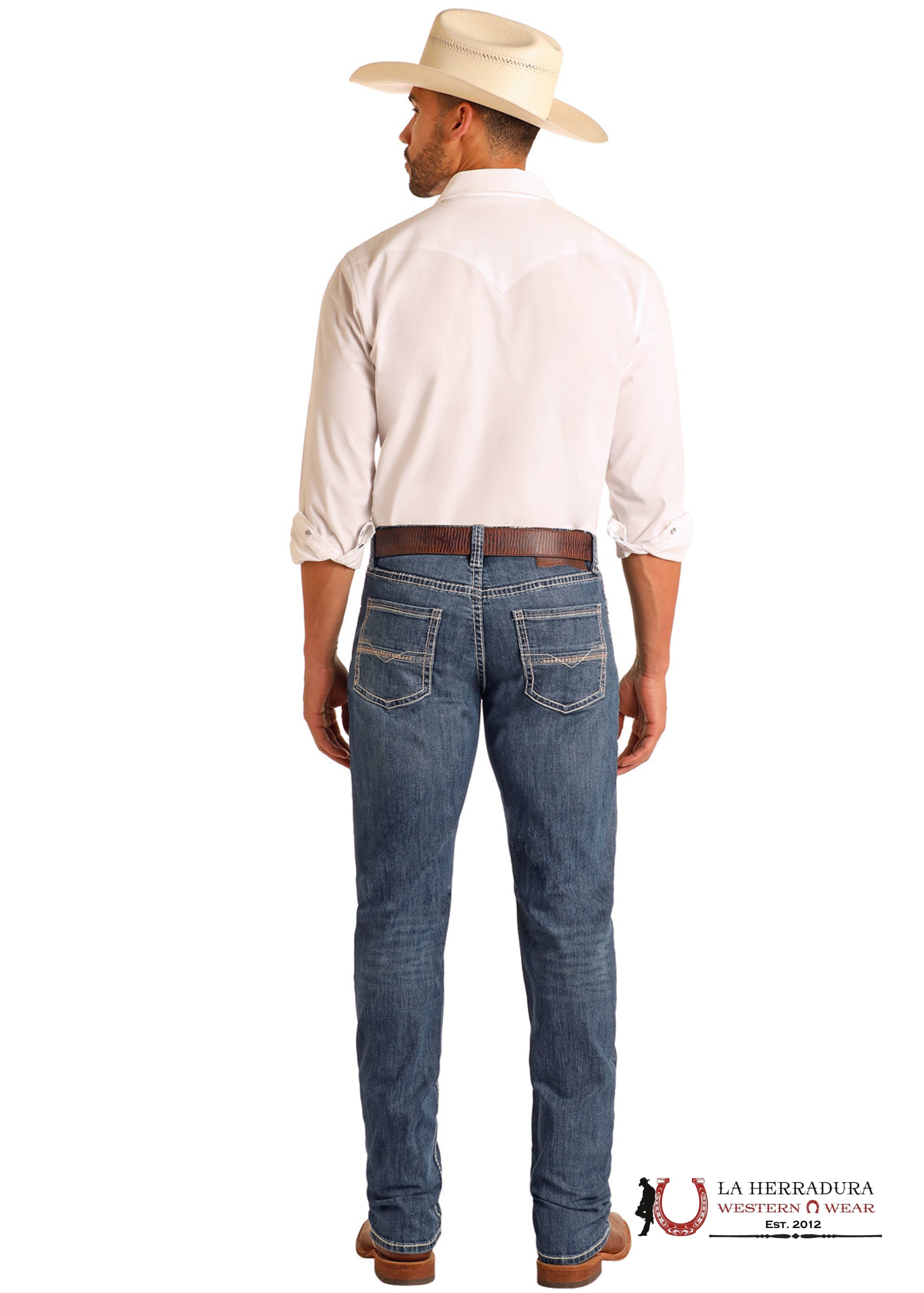 ROCK AND ROLL Double Barrel Bootcut Medium Vintage Seam - BMTBD06121 ROPA HOMBRES