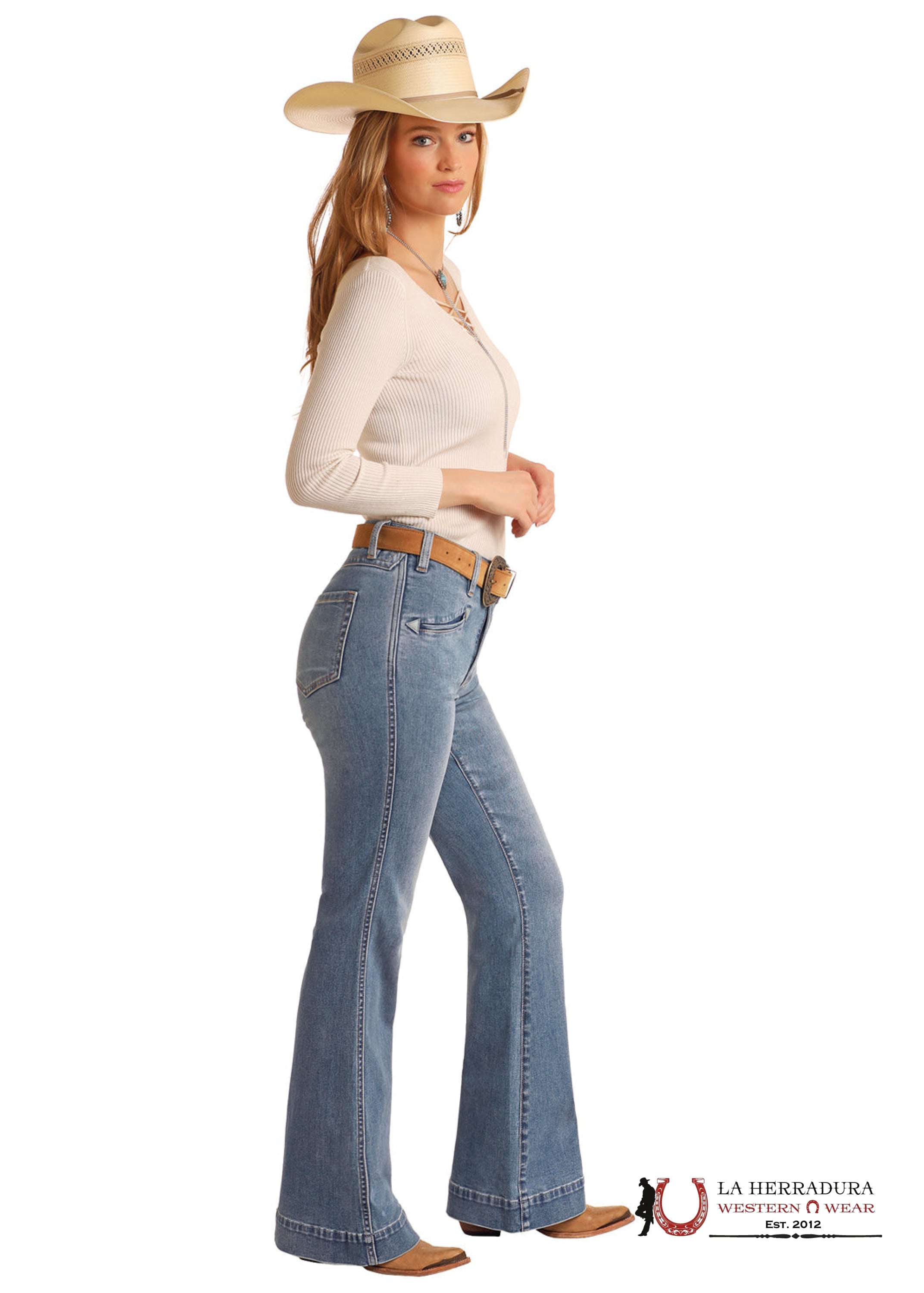 ROCK AND ROLL Medium Vintage Smiley Pocket - 6061 ROCK&ROLL JEANS WOMEN