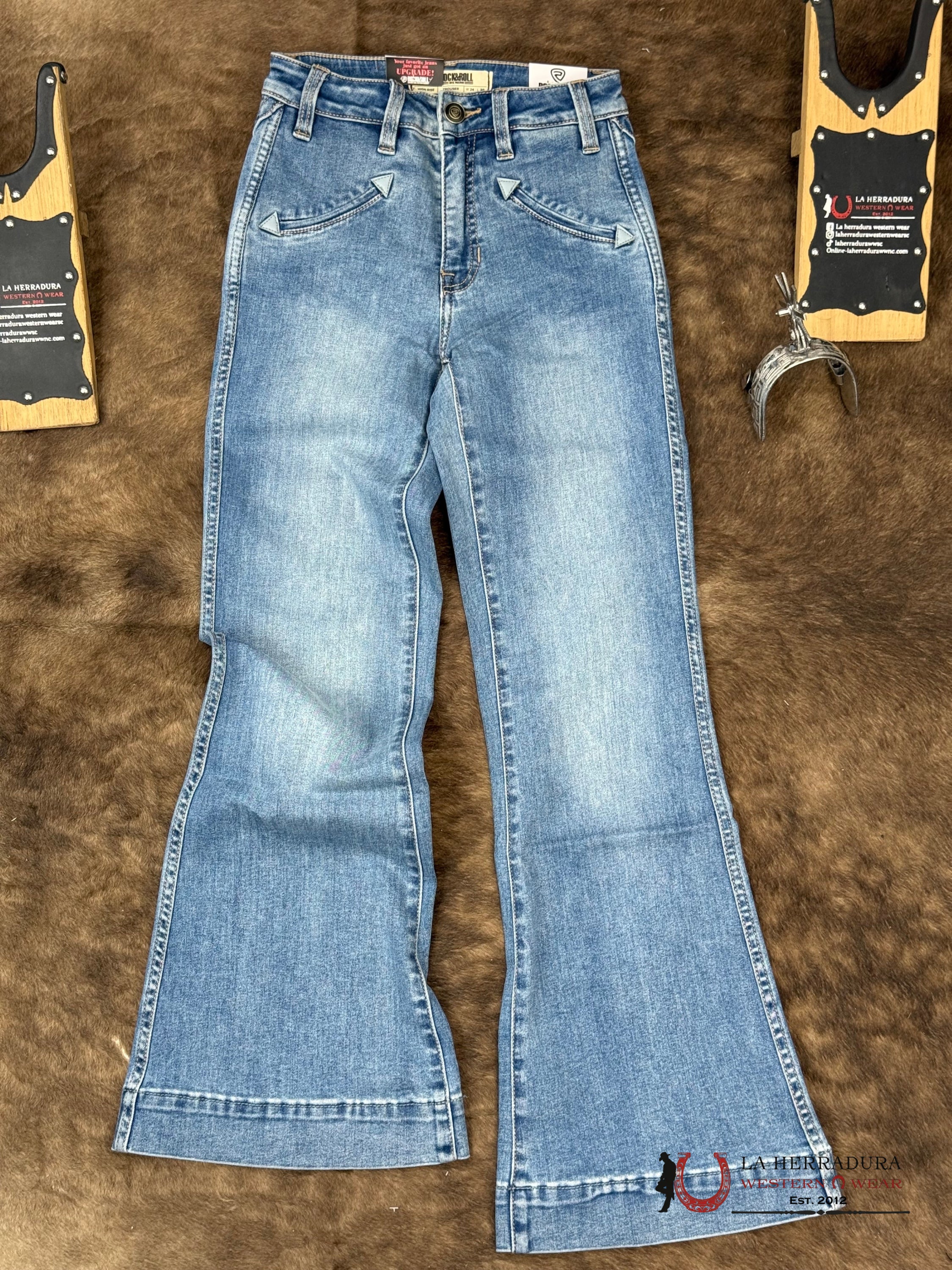 ROCK AND ROLL Medium Vintage Smiley Pocket - 6061 ROCK&ROLL JEANS WOMEN