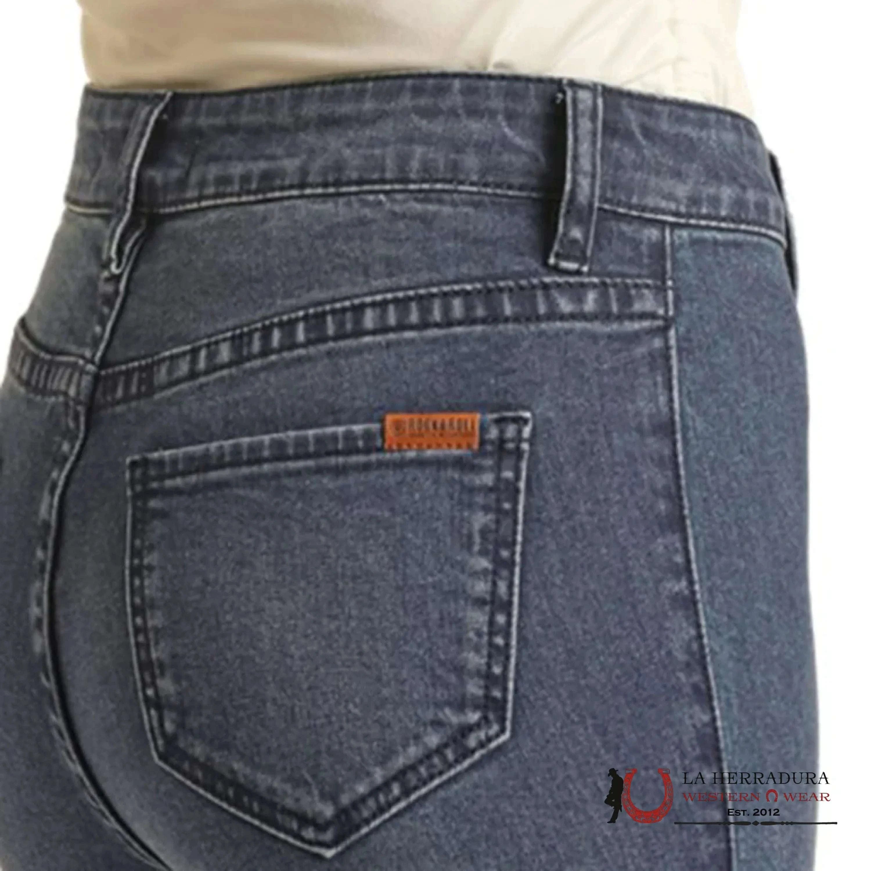 ROCK AND ROLL MEDIUM WASH BUTTON FLARE BW6PD03538 ROCK&ROLL JEANS WOMEN