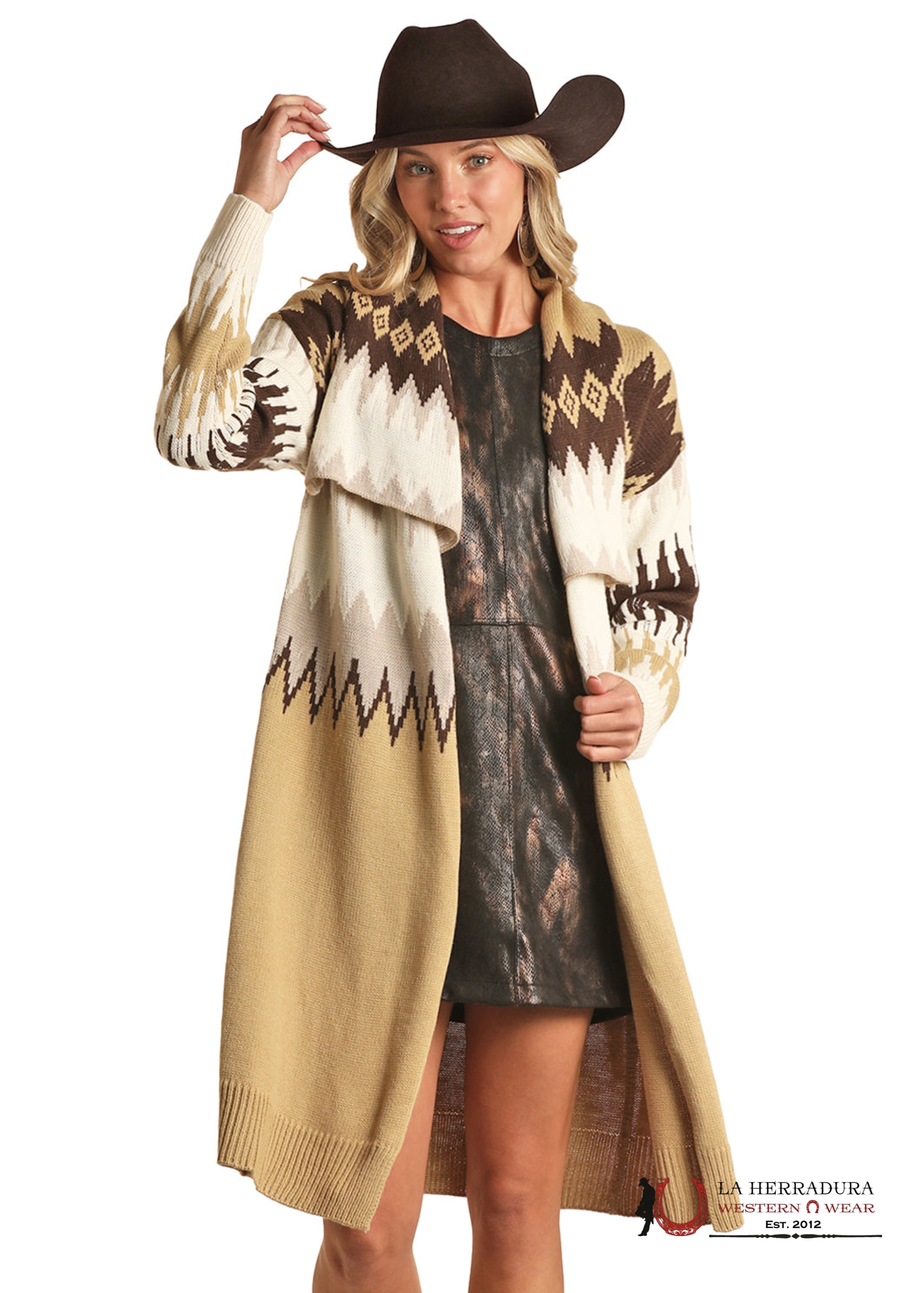 ROCK AND ROLL OVERSIZED CARDIGAN CAMEL BW95T02033 ROPA MUJERES