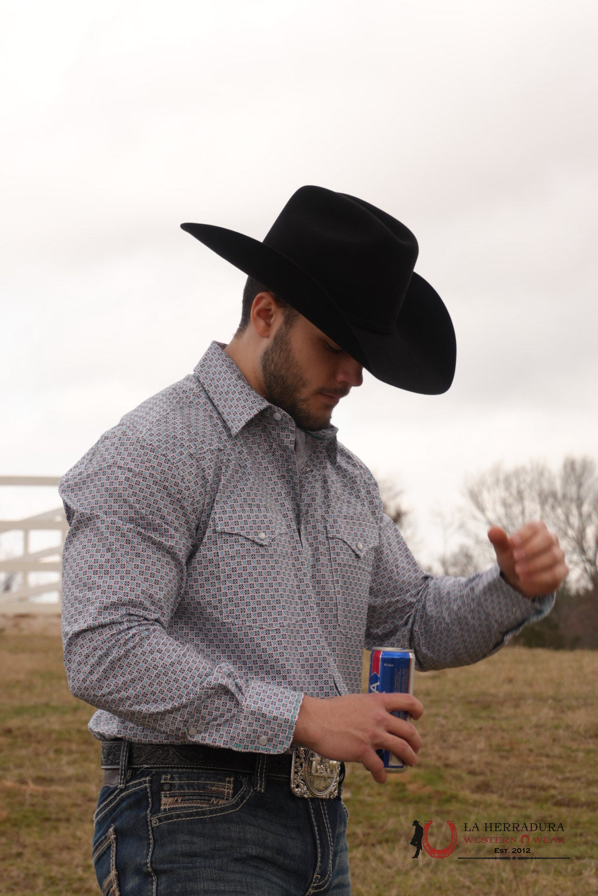 ROCK AND ROLL TURQUOISE MENS LONG SLEEVE SHIRT SNP ROPA HOMBRES