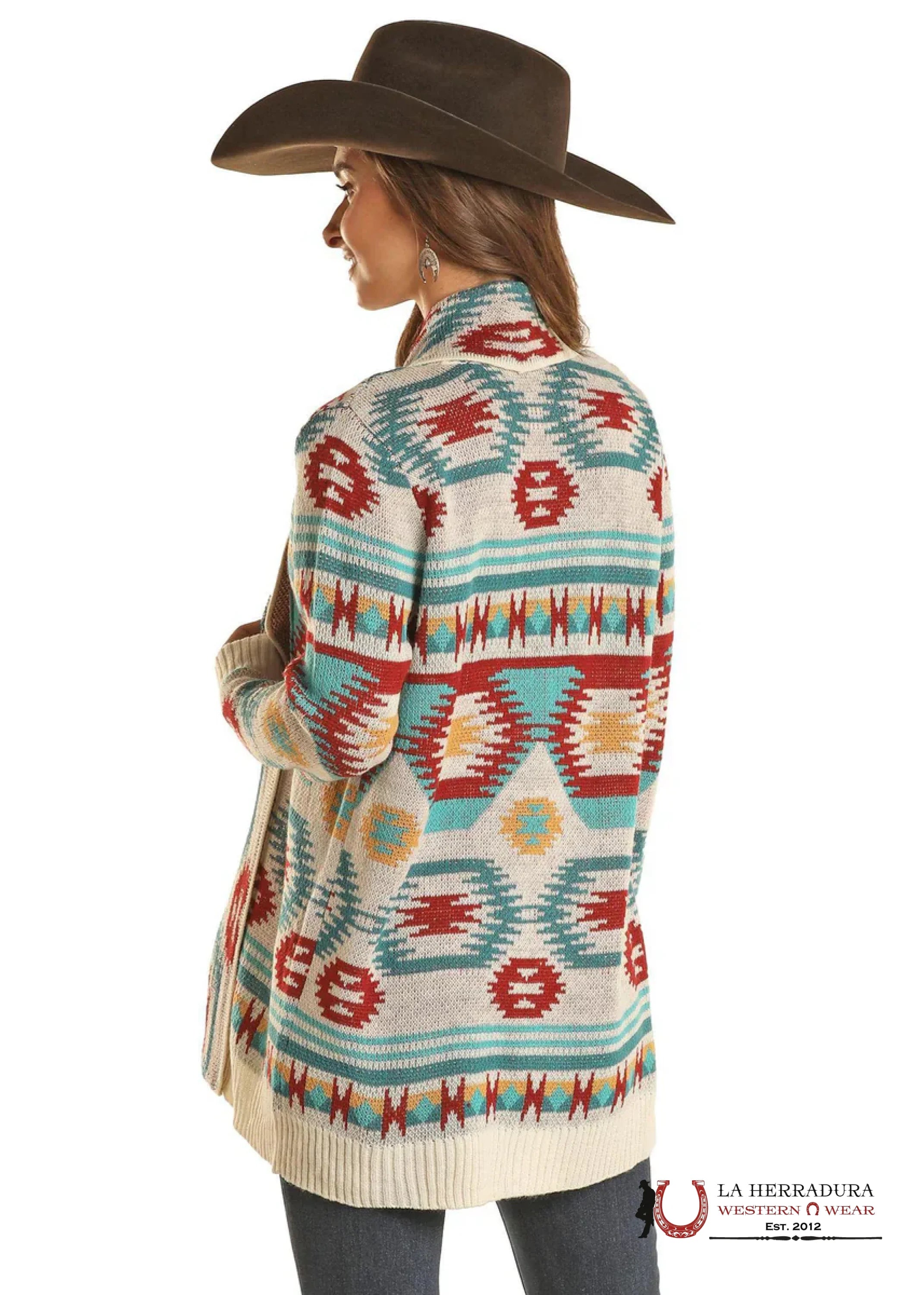 ROCK AND ROLL WOMEN AZTEC CARDIGAN BW95T02014 ROPA MUJERES