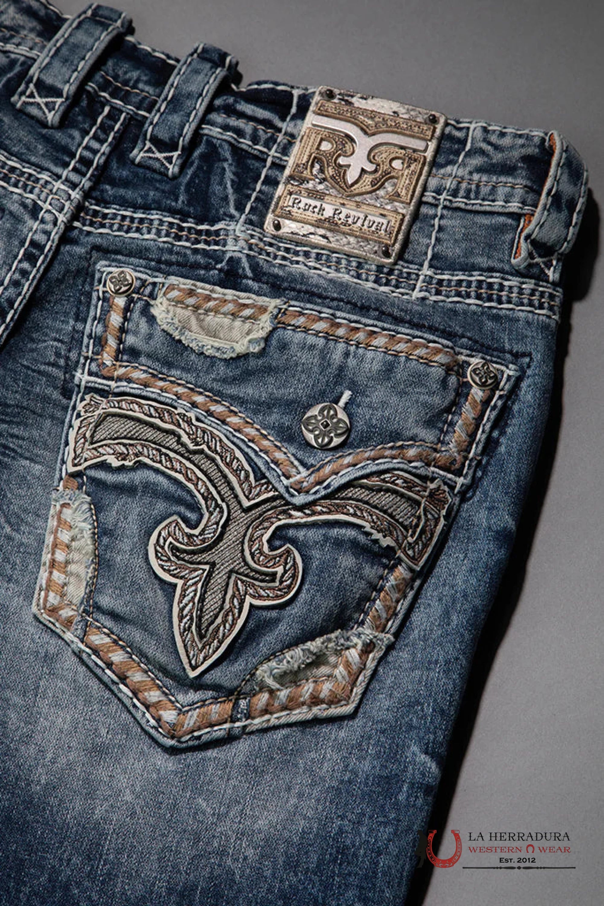 ROCK REVIVAL JAXSON STRAIGHT JEAN ROPA HOMBRES