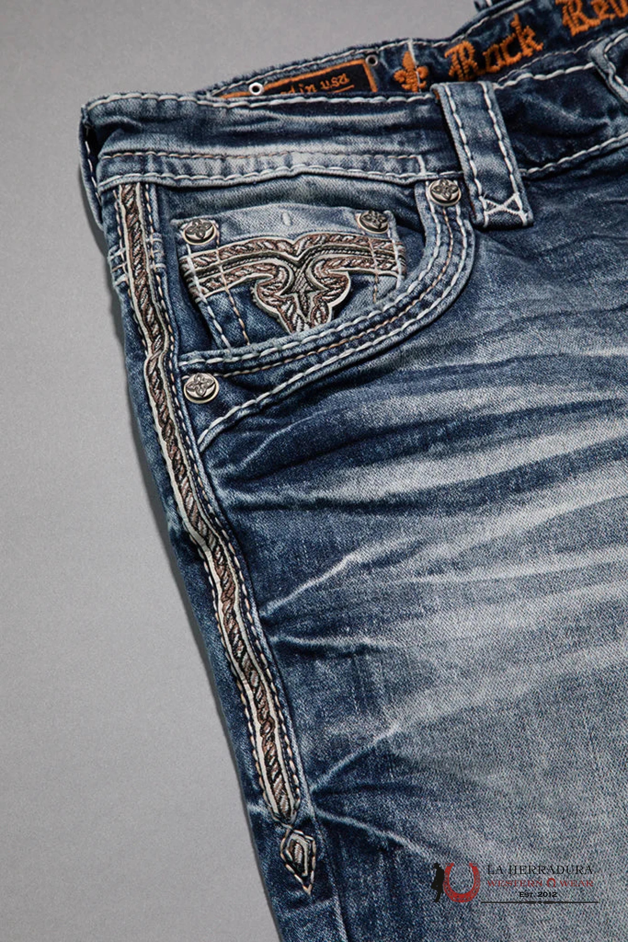 ROCK REVIVAL JAXSON STRAIGHT JEAN ROPA HOMBRES