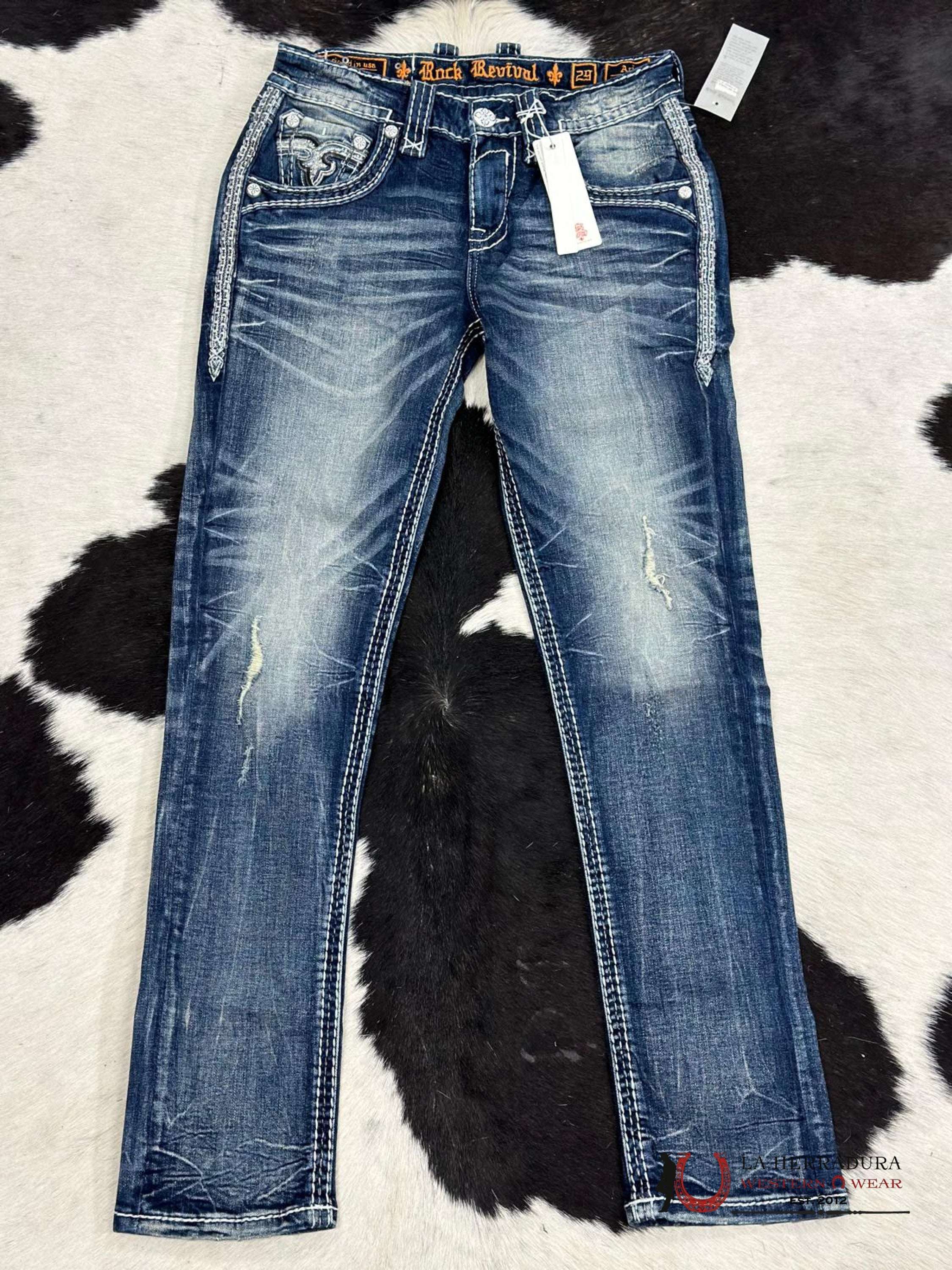 Rock Revival Mens Jeans In Style Ari Alt Ropa Hombres