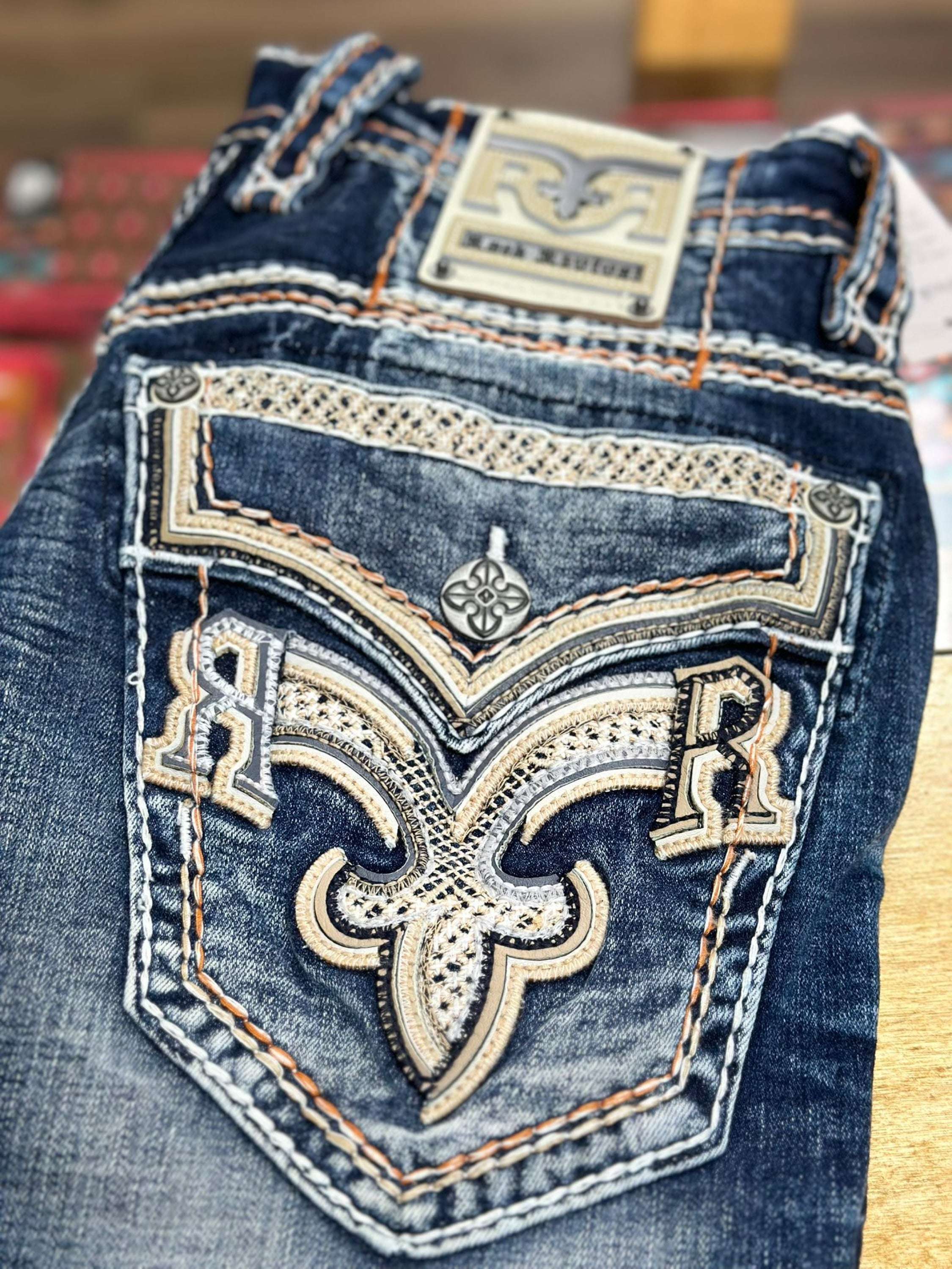 Rock Revival Mens Jeans In Style Felix Straight Ropa Hombres