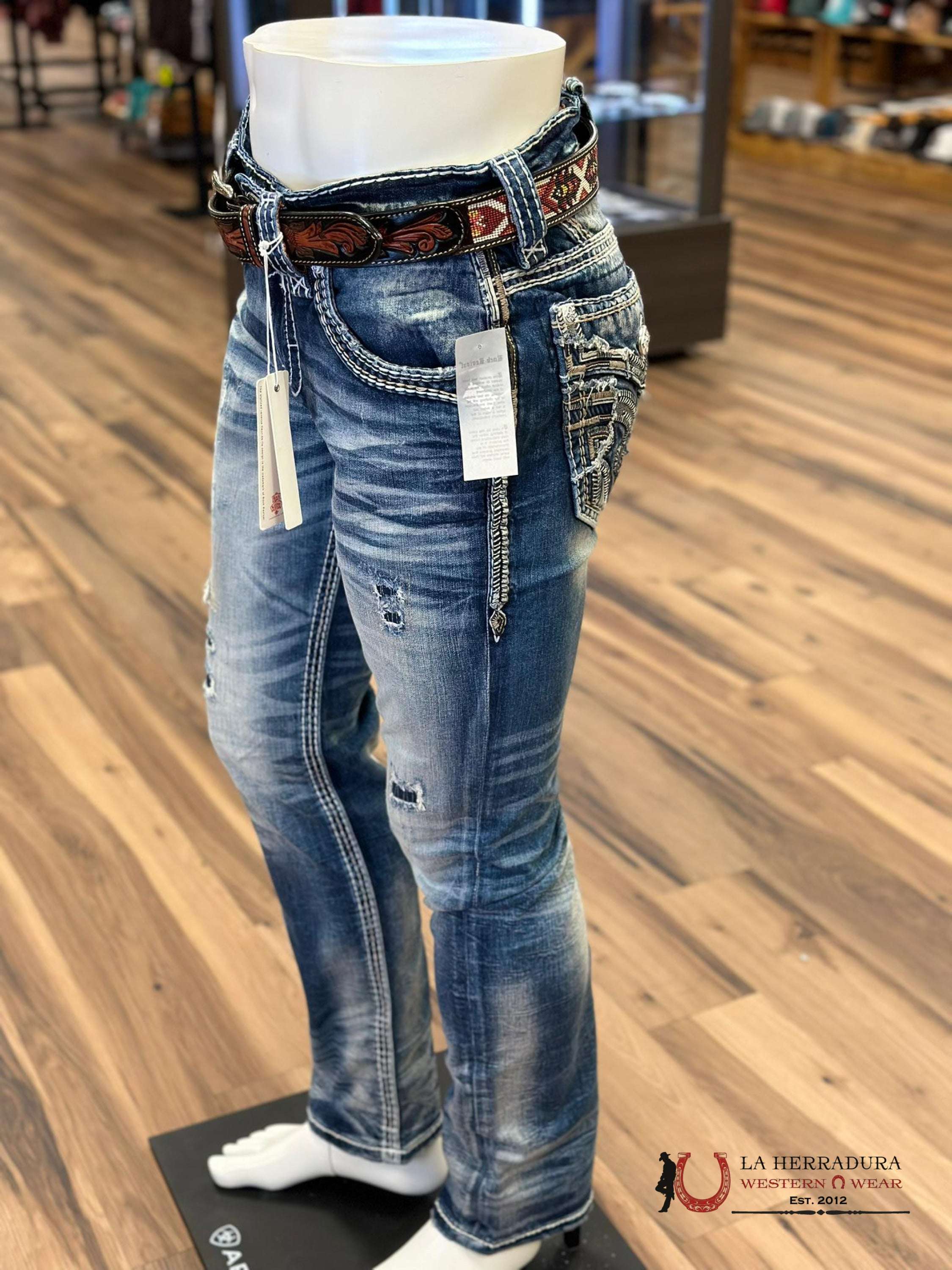 Rock Revival Mens Jeans In Style Hadriel Ropa Hombres