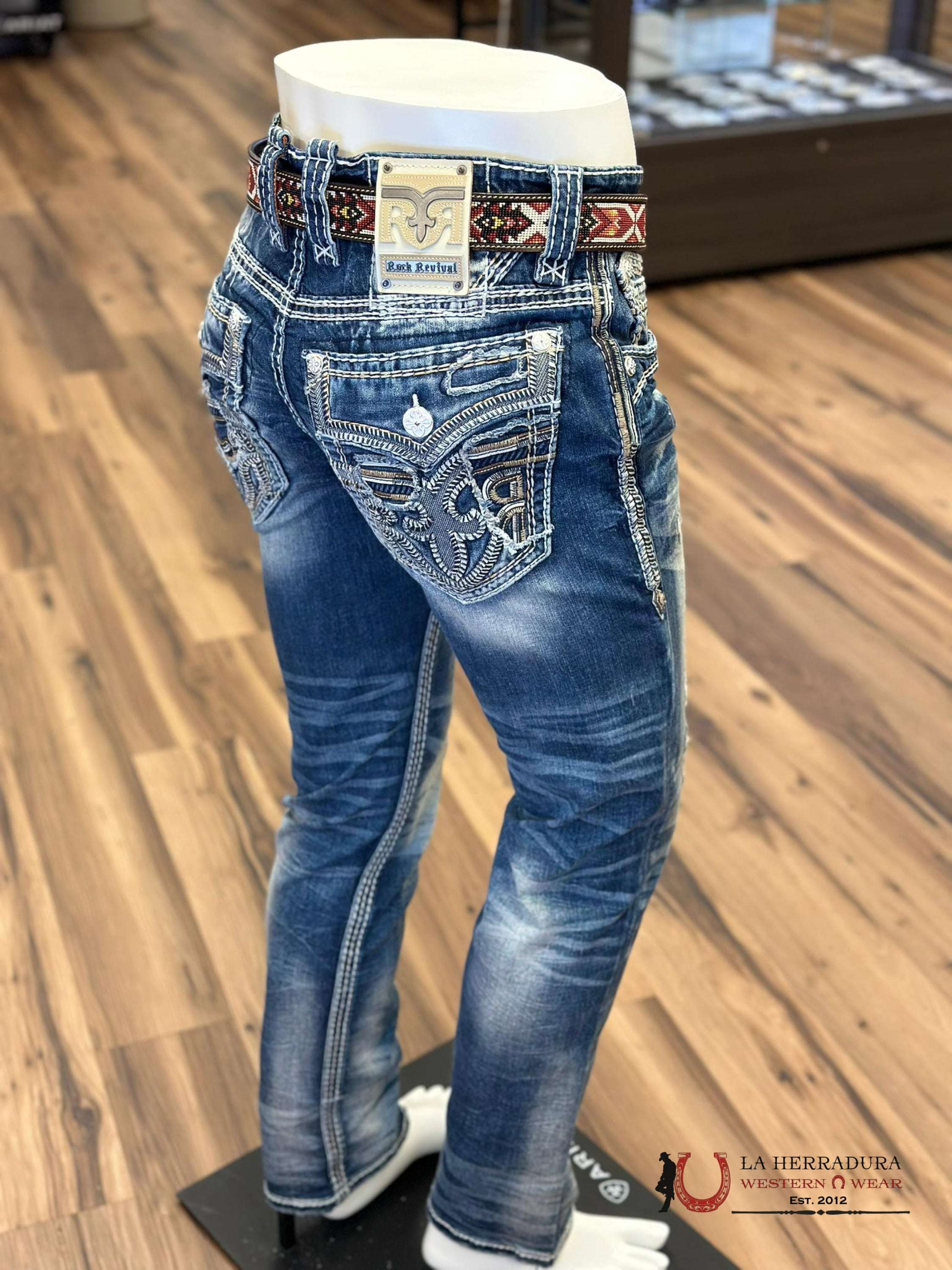 Rock Revival Mens Jeans In Style Hadriel Ropa Hombres