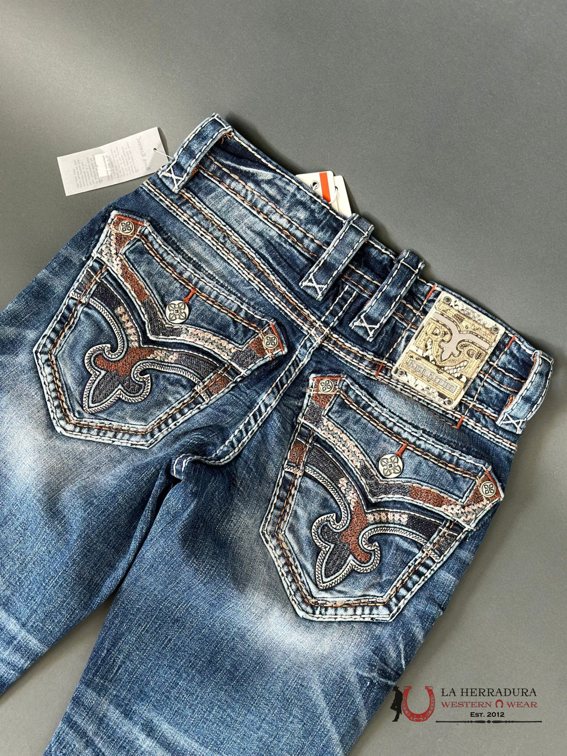 Rock Revival Mens Jeans In Style Jonathan Boot Ropa Hombres
