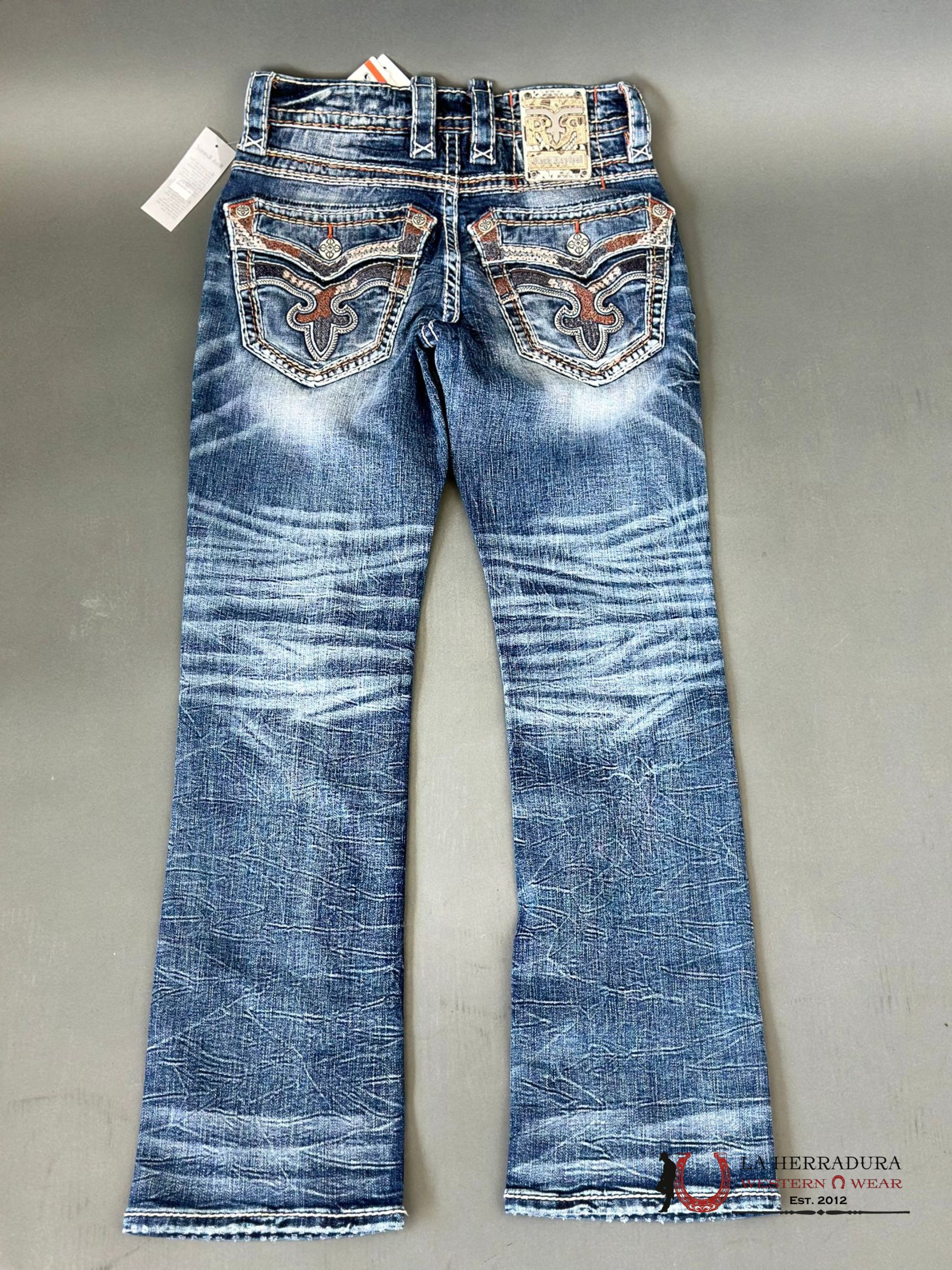 Rock Revival Mens Jeans In Style Jonathan Boot Ropa Hombres