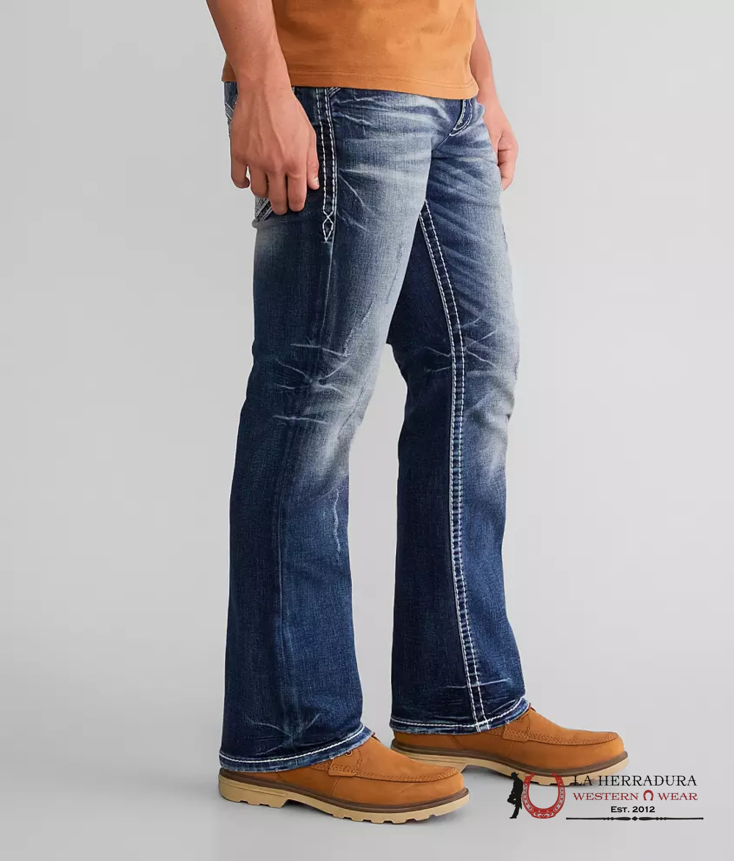 Rock Revival Mens Jeans in Style Marius Boot Cut ROPA HOMBRES