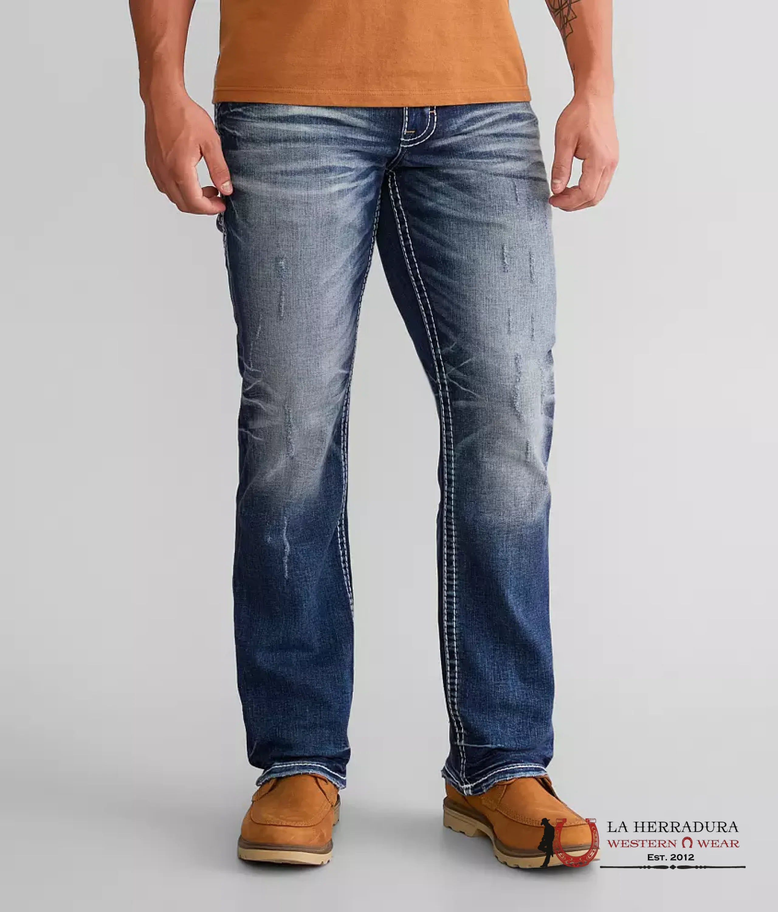 Rock Revival Mens Jeans in Style Marius Boot Cut ROPA HOMBRES