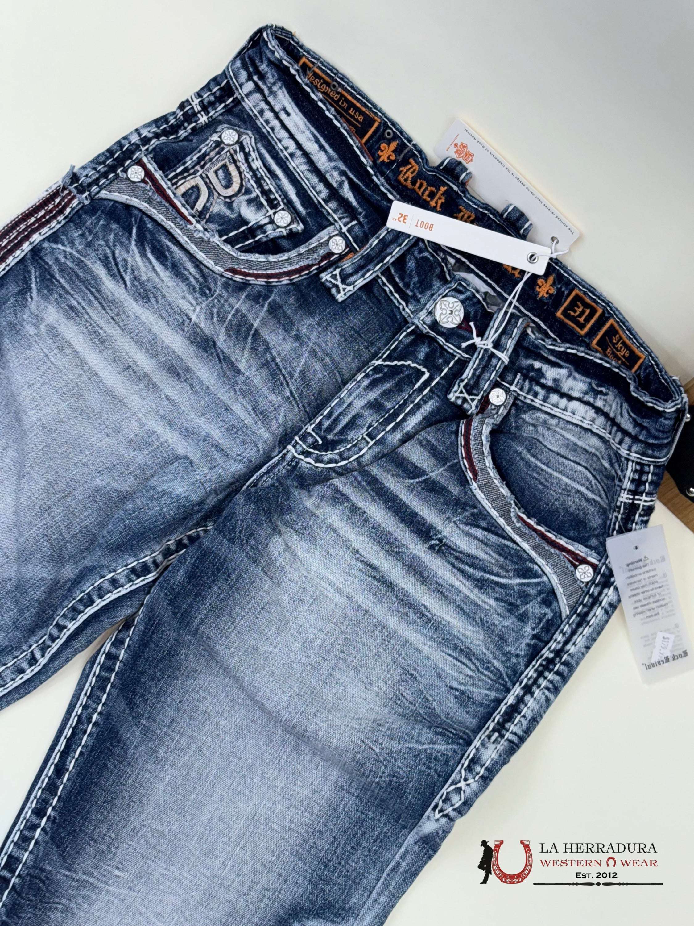 Rockrevival Skye Boot Jeans Ropa Hombres