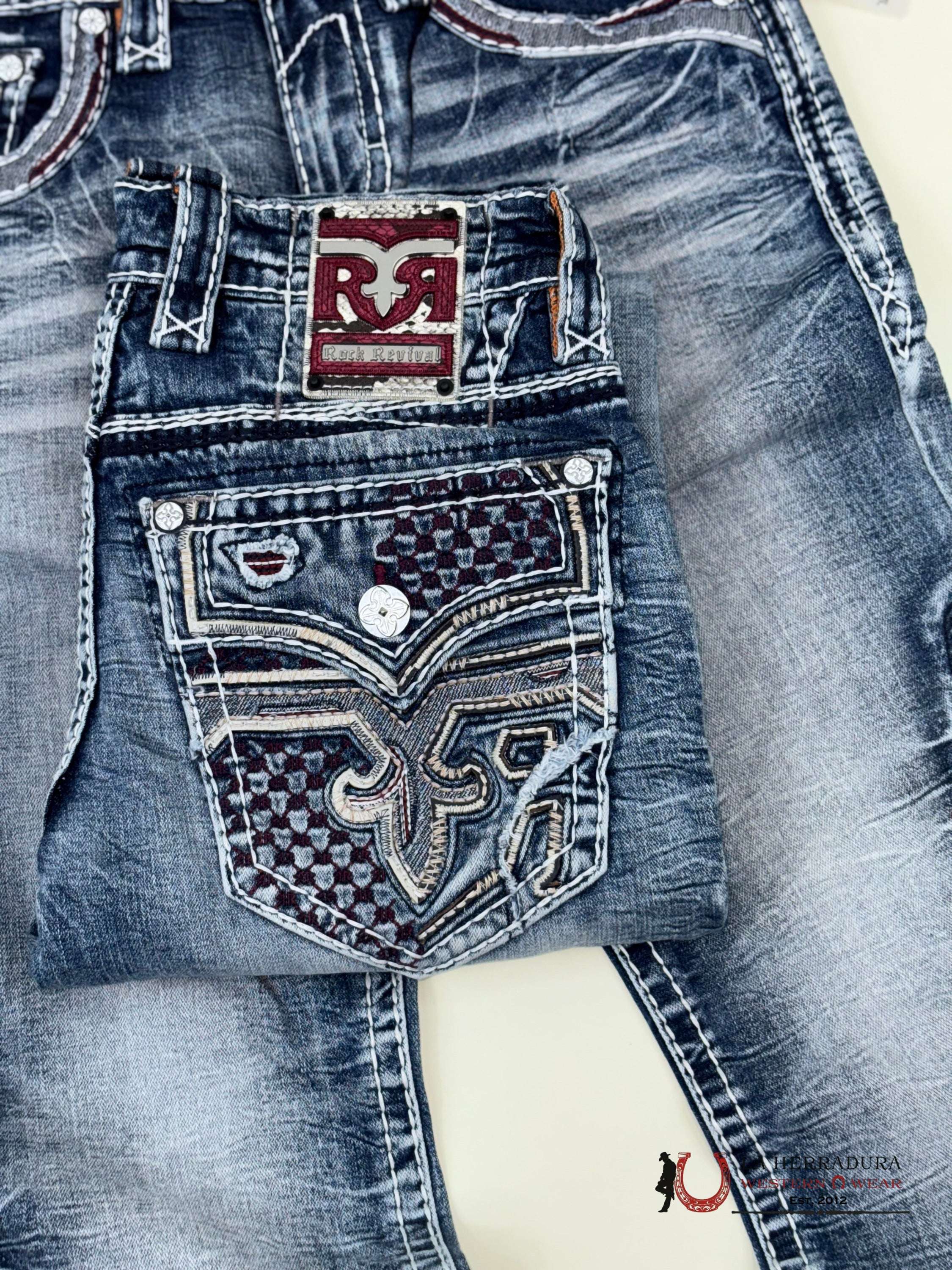 Rockrevival Skye Boot Jeans Ropa Hombres