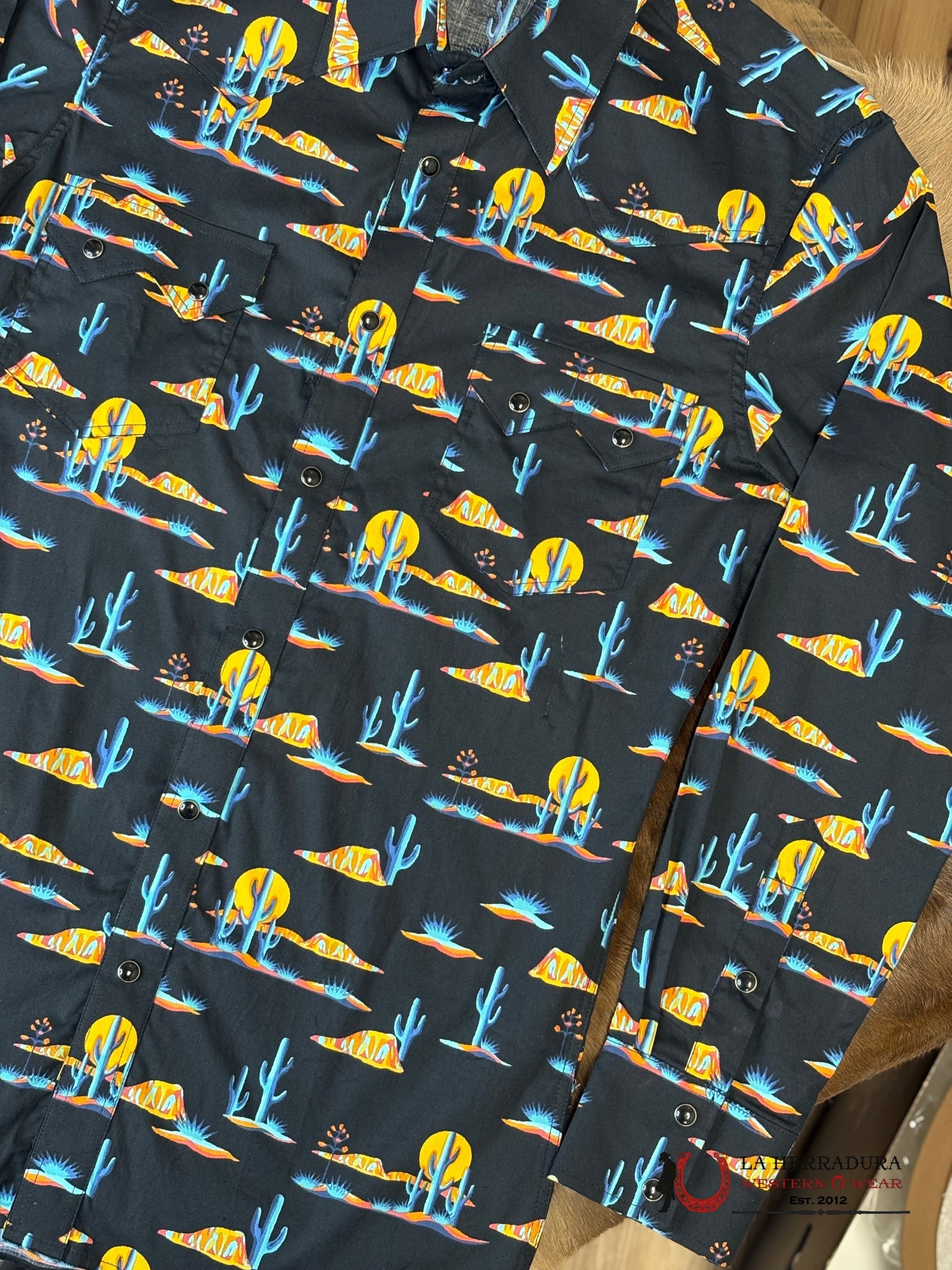 ROCK&ROL LONG SLEEVE DARK BLACK B2S3336 ROPA HOMBRES