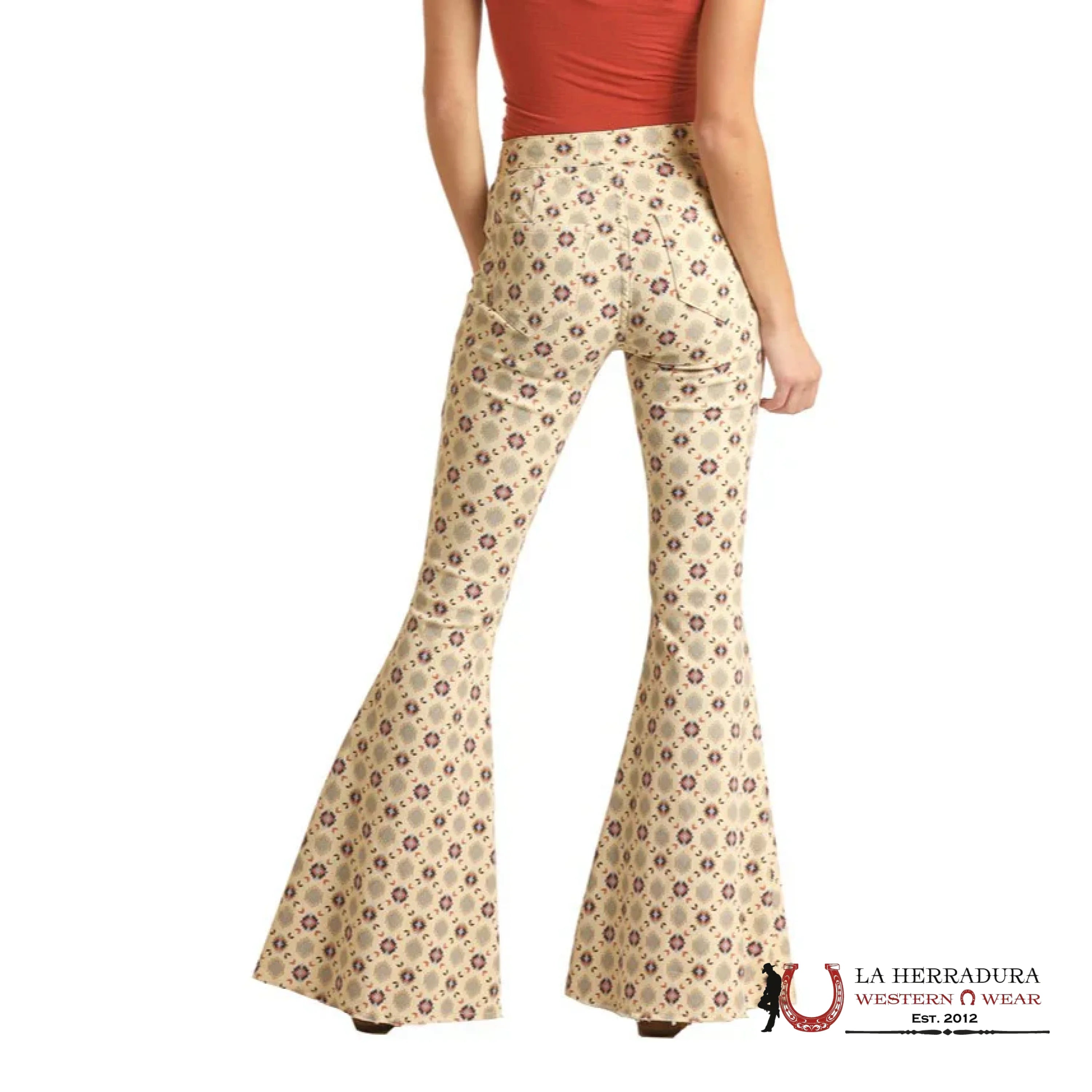 ROCK&ROLL BEIGE SEIGE AZTECA BUTTON BELL RRWD7PRZU6 ROCK&ROLL JEANS WOMEN