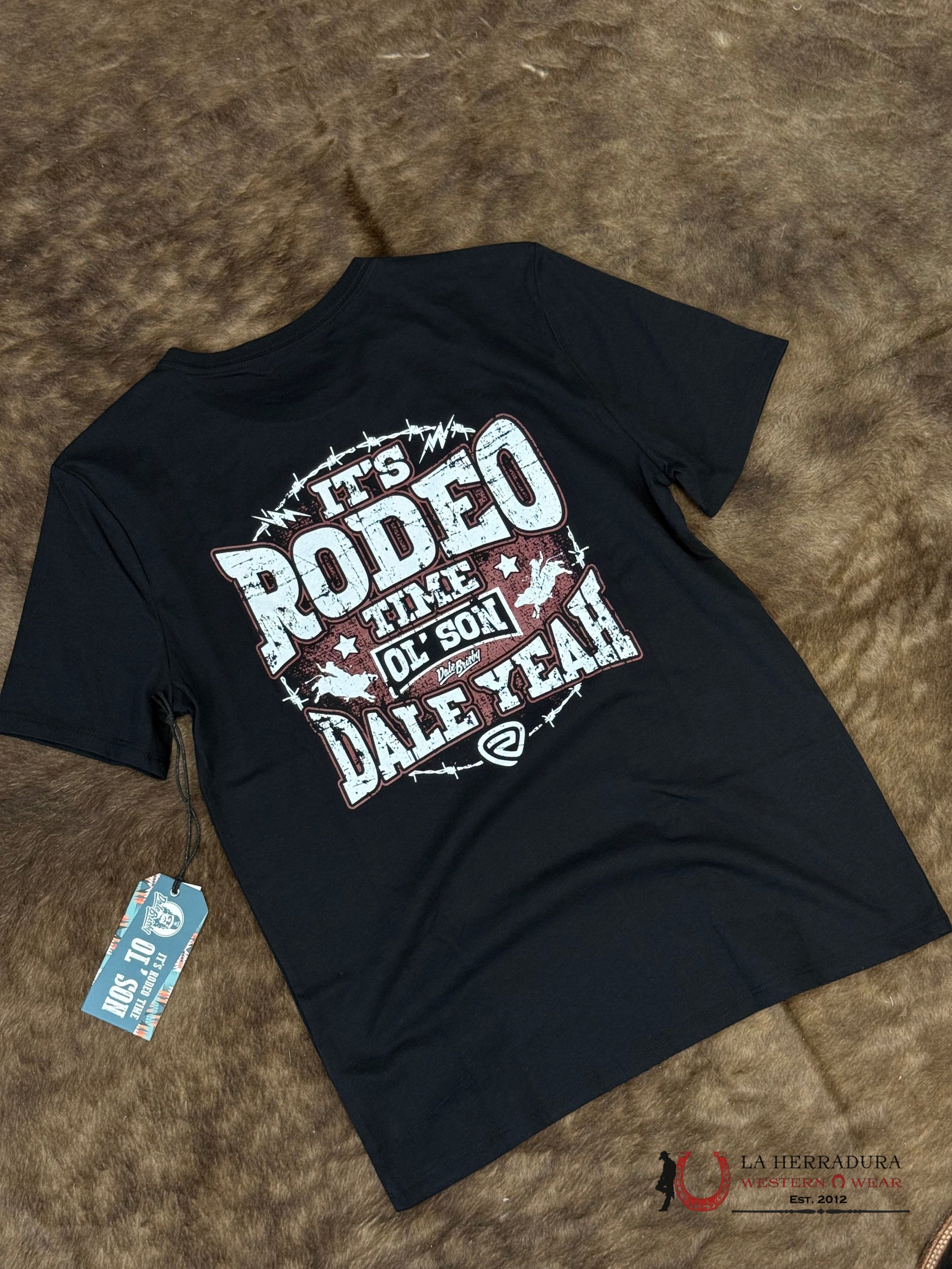 Rock&Roll Black Dale Ol Son Graphic T-shirt Men - 6793 ROPA HOMBRES