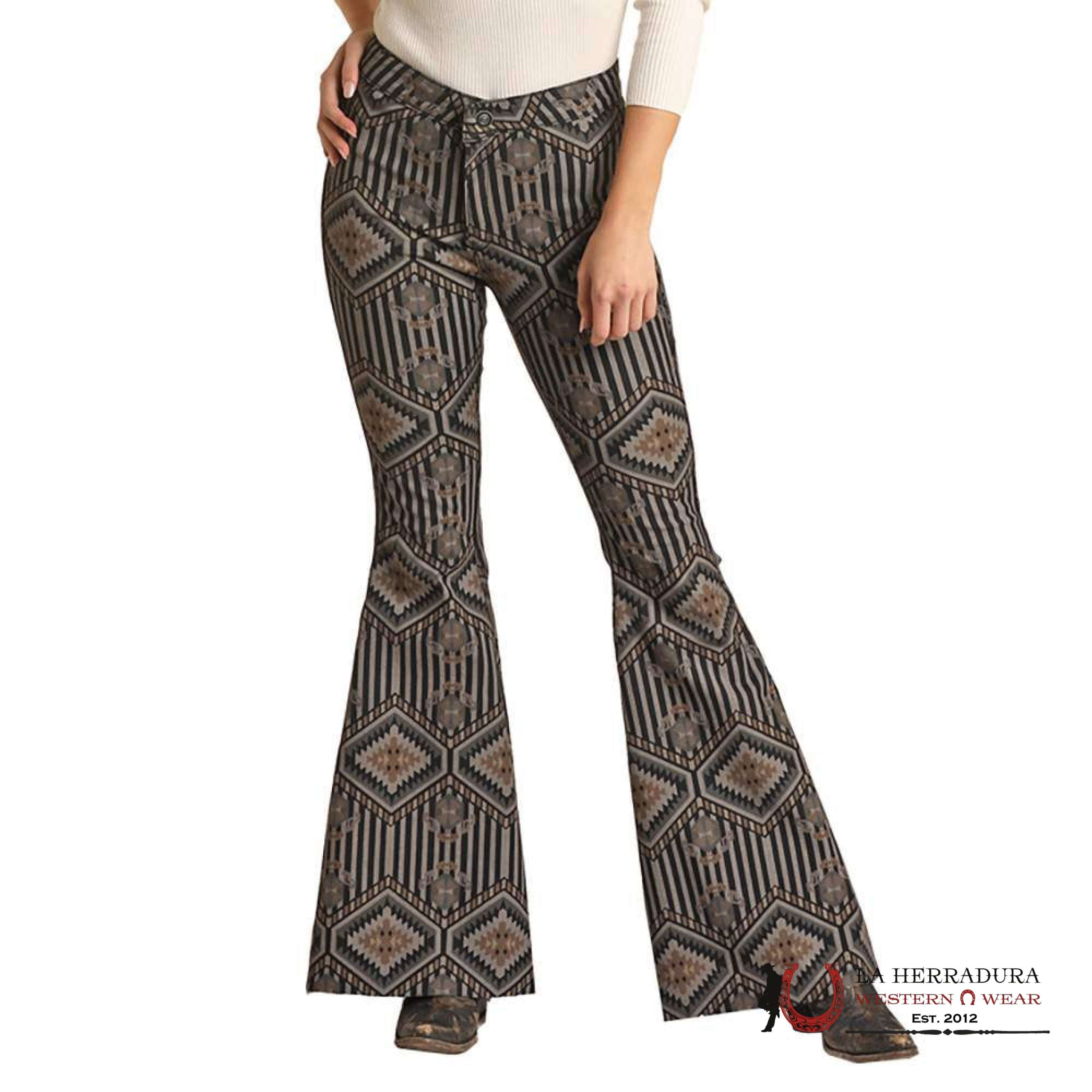 ROCK&ROLL BLACK REVERSIBLE BELL BOTTOM RRWD7PR0H9 ROCK&ROLL JEANS WOMEN