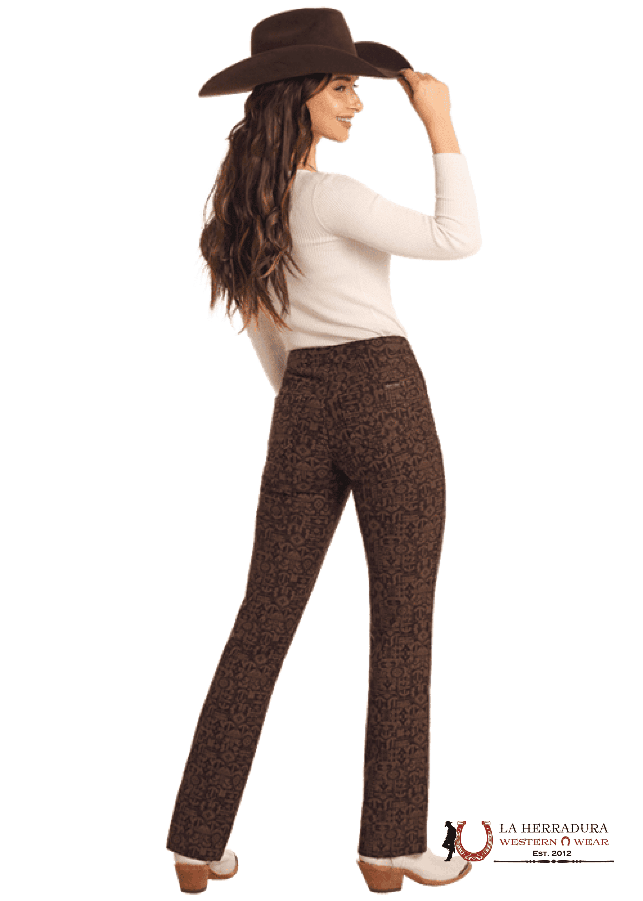 ROCK&ROLL BROWN SOUTHWESTERN REV BARGAIN BOOT (REVERSIBLE) BW1PD05300 ROCK&ROLL JEANS WOMEN