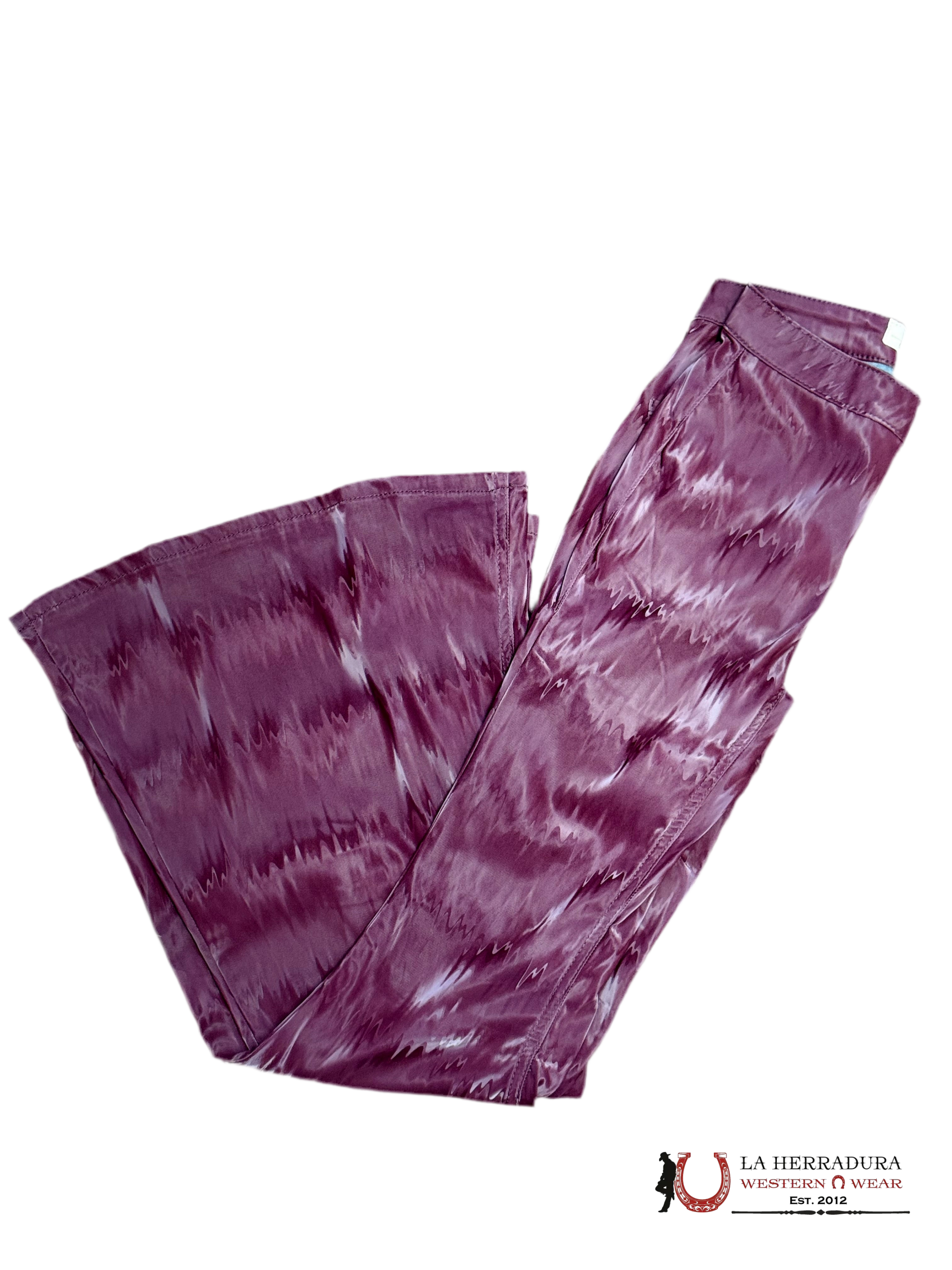 ROCK&ROLL BURGUNDY TEXTURE BELL BOTTOM RRWD7PR0FN ROCK&ROLL JEANS WOMEN