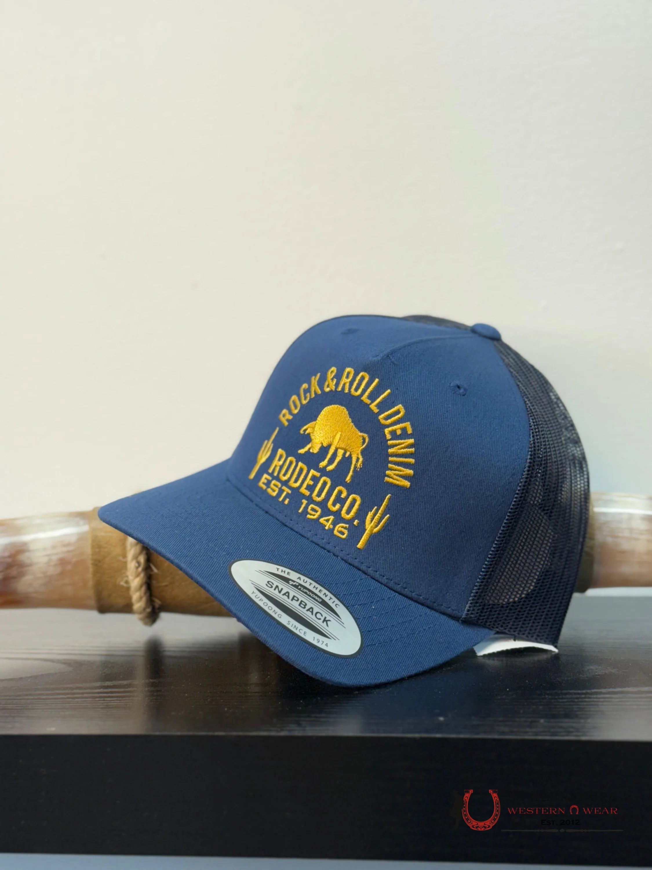 ROCK&ROLL DENIM HATS NAVY CAPS MENS GORRAS HOMBRES