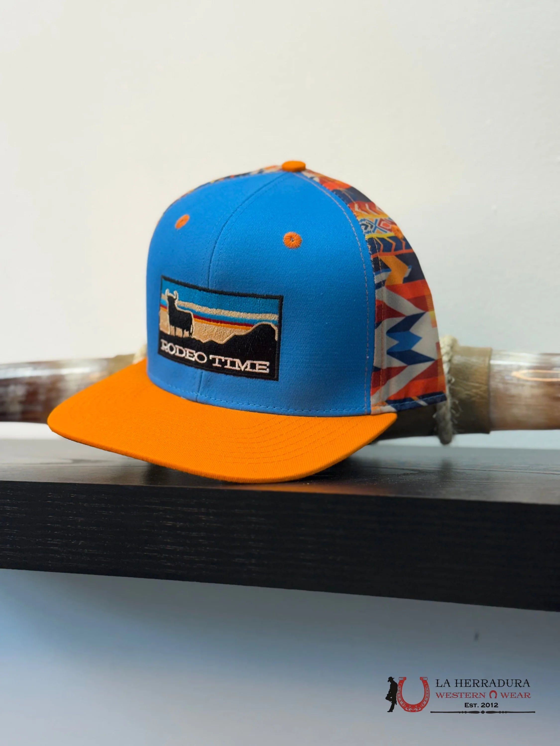ROCK&ROLL DENIM HATS TEAL 0.3 ORANGE CAPS MENS GORRAS HOMBRES